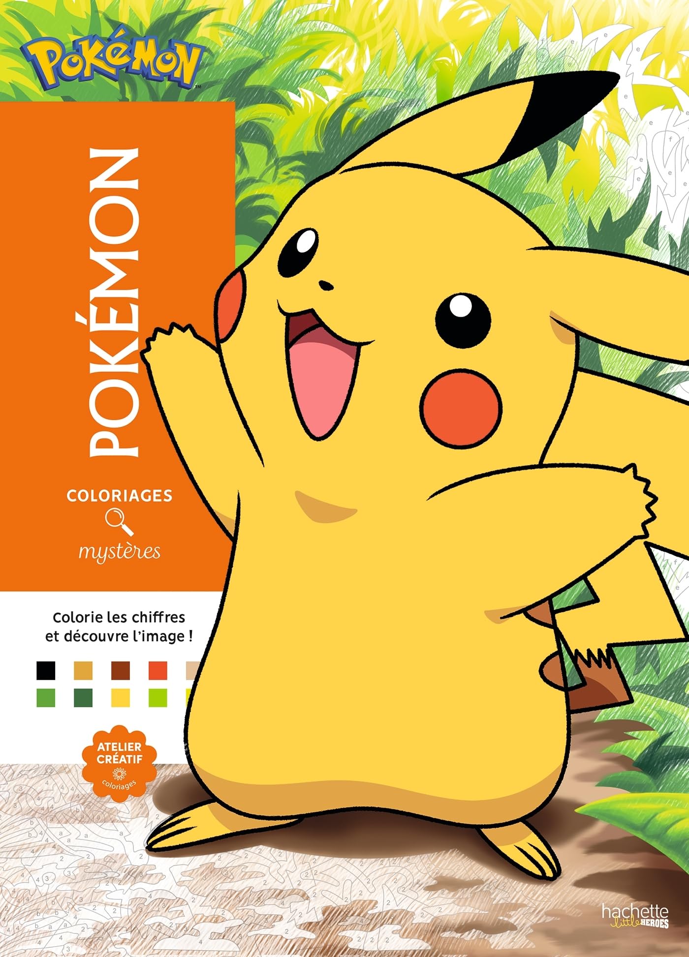 Pokémon: Colorie les chiffres et découvre l'image