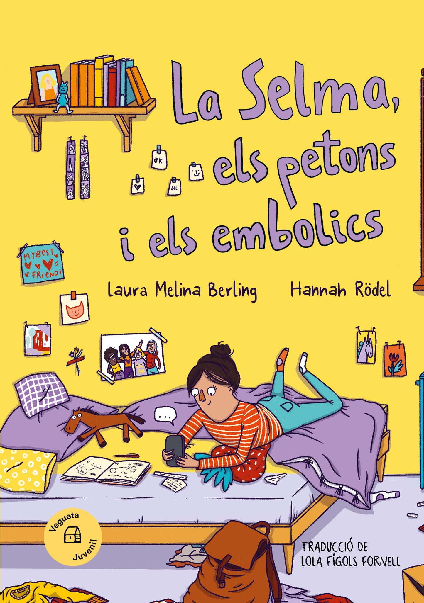 Libro: La Selma, els petons i els embolics