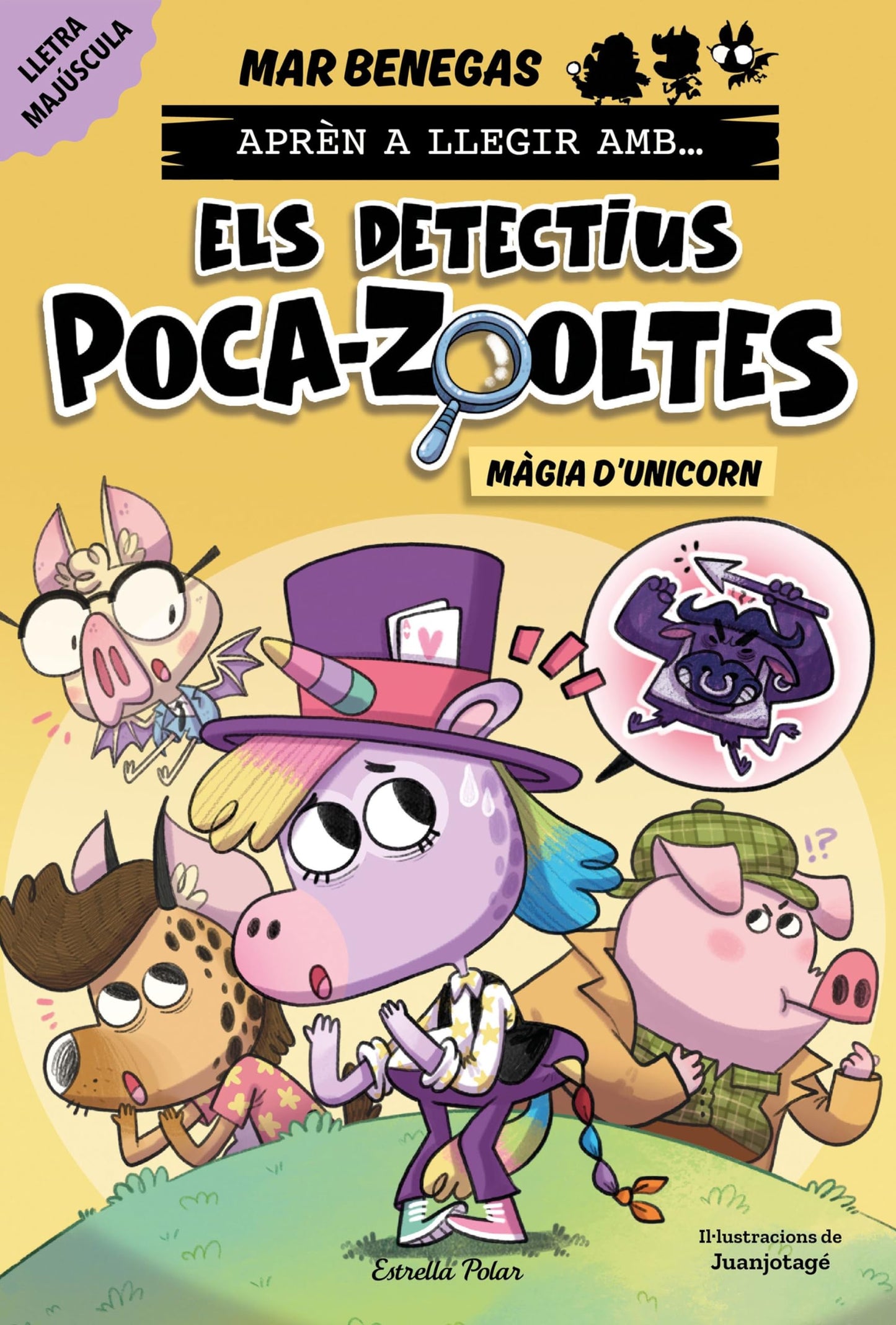 Libro: Aprèn a llegir amb Els detectius Poca-zooltes 4. Màgia d'unicorn: En lletra MAJÚSCULA per aprendre a llegir (llibres per a nens a partir de 5 anys)