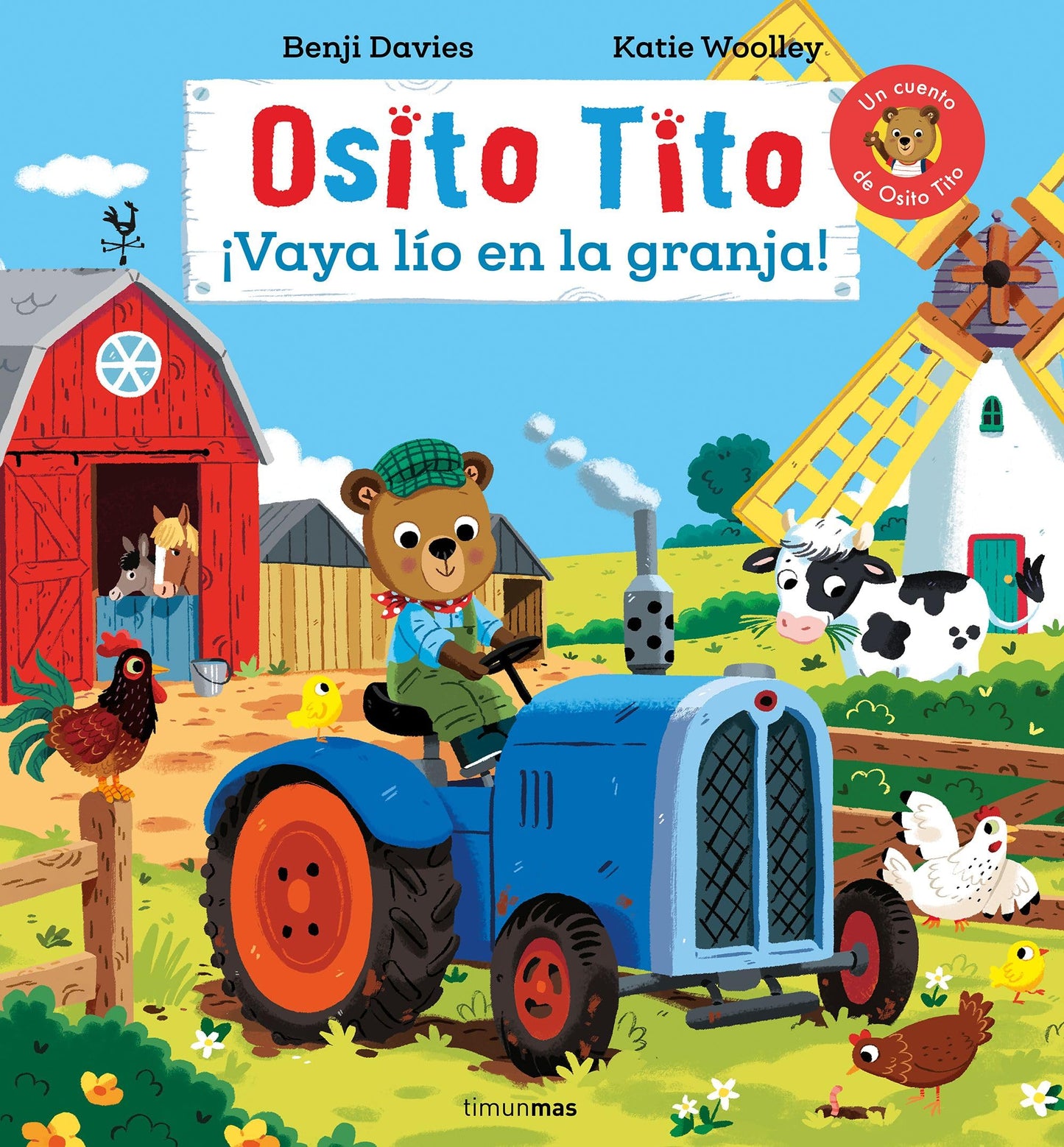Libro: Osito Tito. ¡Vaya lío en la granja!: Un cuento de Osito Tito
