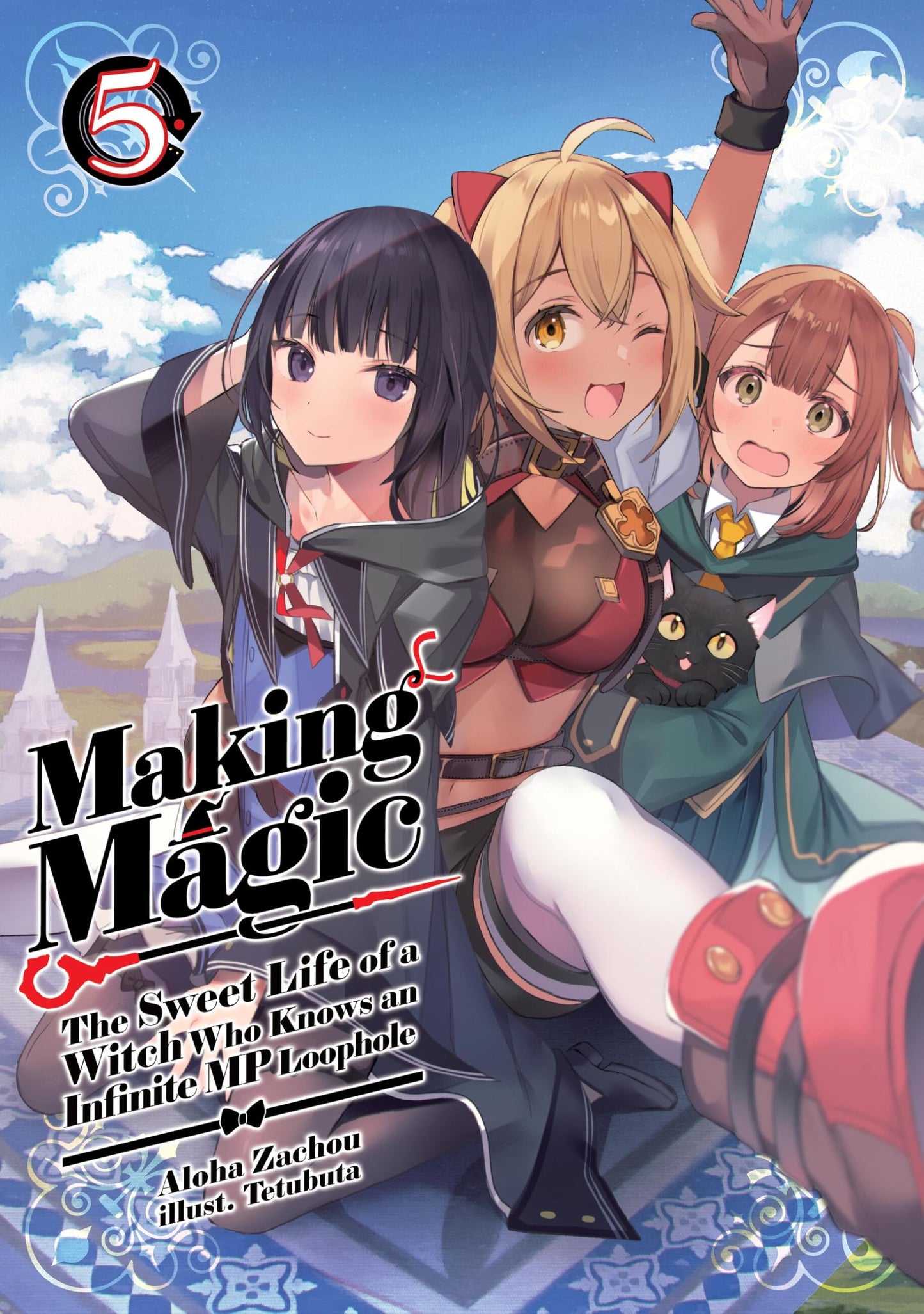 Libro: Making Magic: The Sweet Life of a Witch Who Knows an Infinite MP Loophole: Volume 5 (Light Novel)