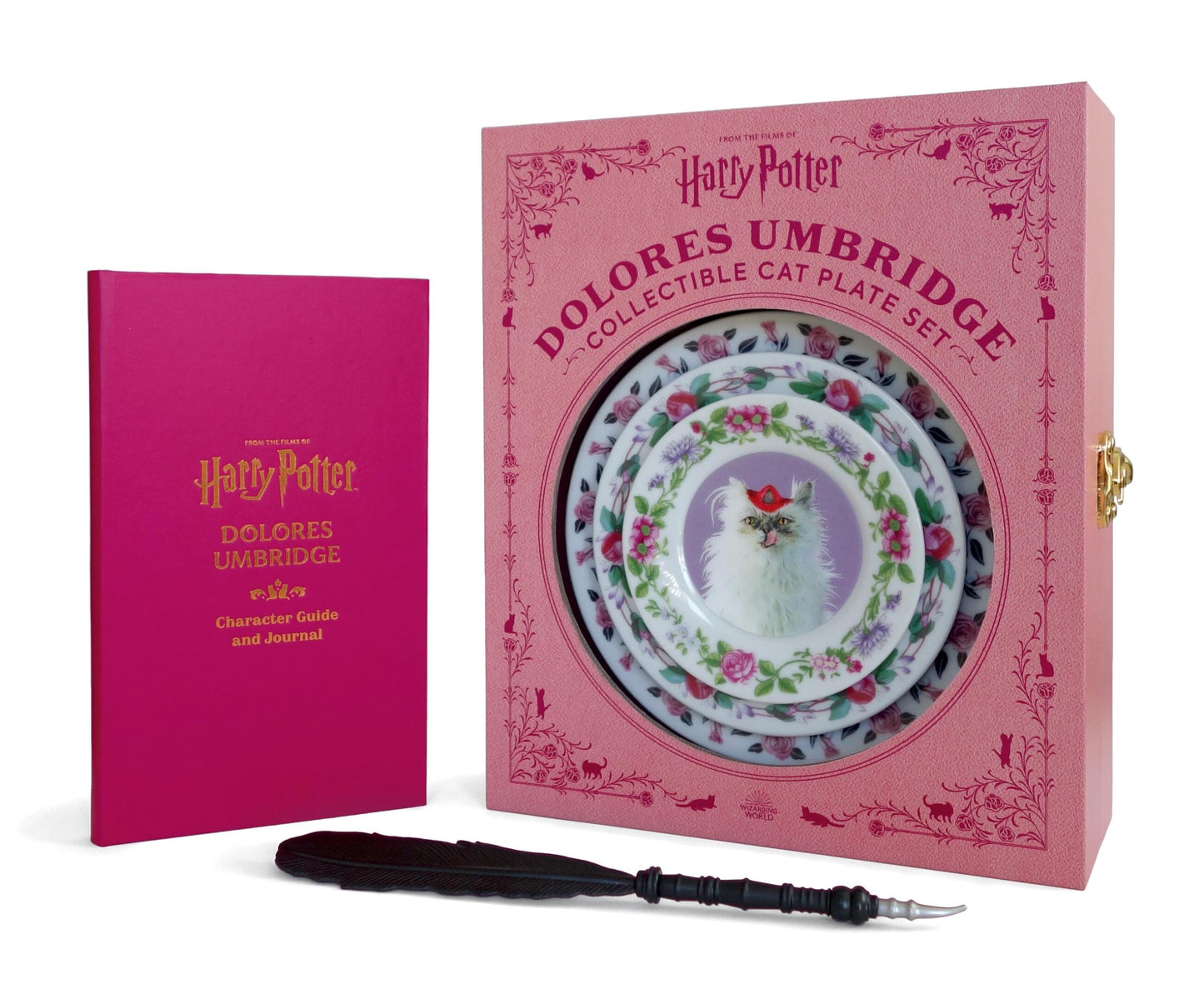 Libro: Harry Potter: Dolores Umbridge Collectible Cat Plate Set