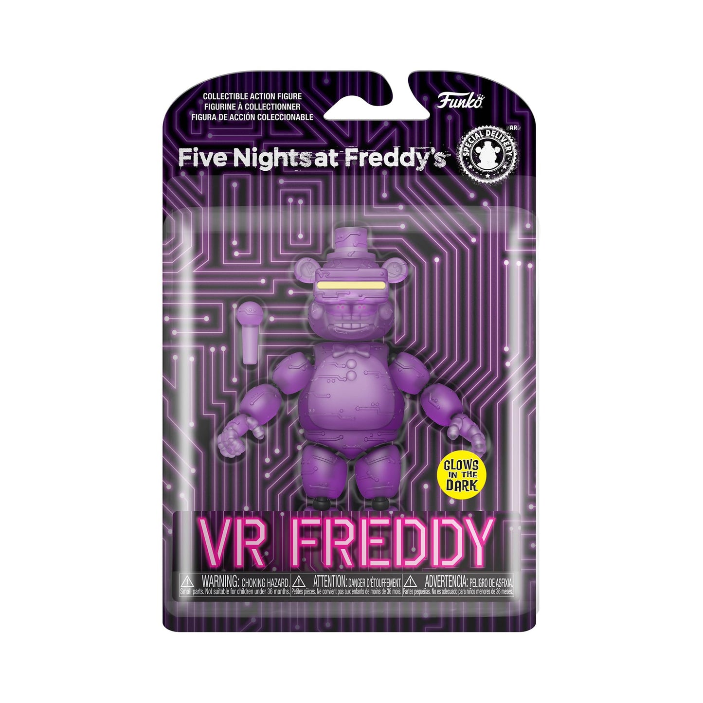 Funkop Pop! Figura de Acción: Five Nights at Freddy's - VR Freddy (Brilla en la Oscuridad)
