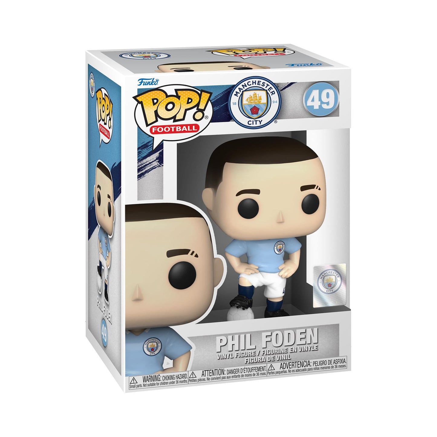 Funko Pop: POP Pop! Football: Manchester City - Phil Foden Multicolor
