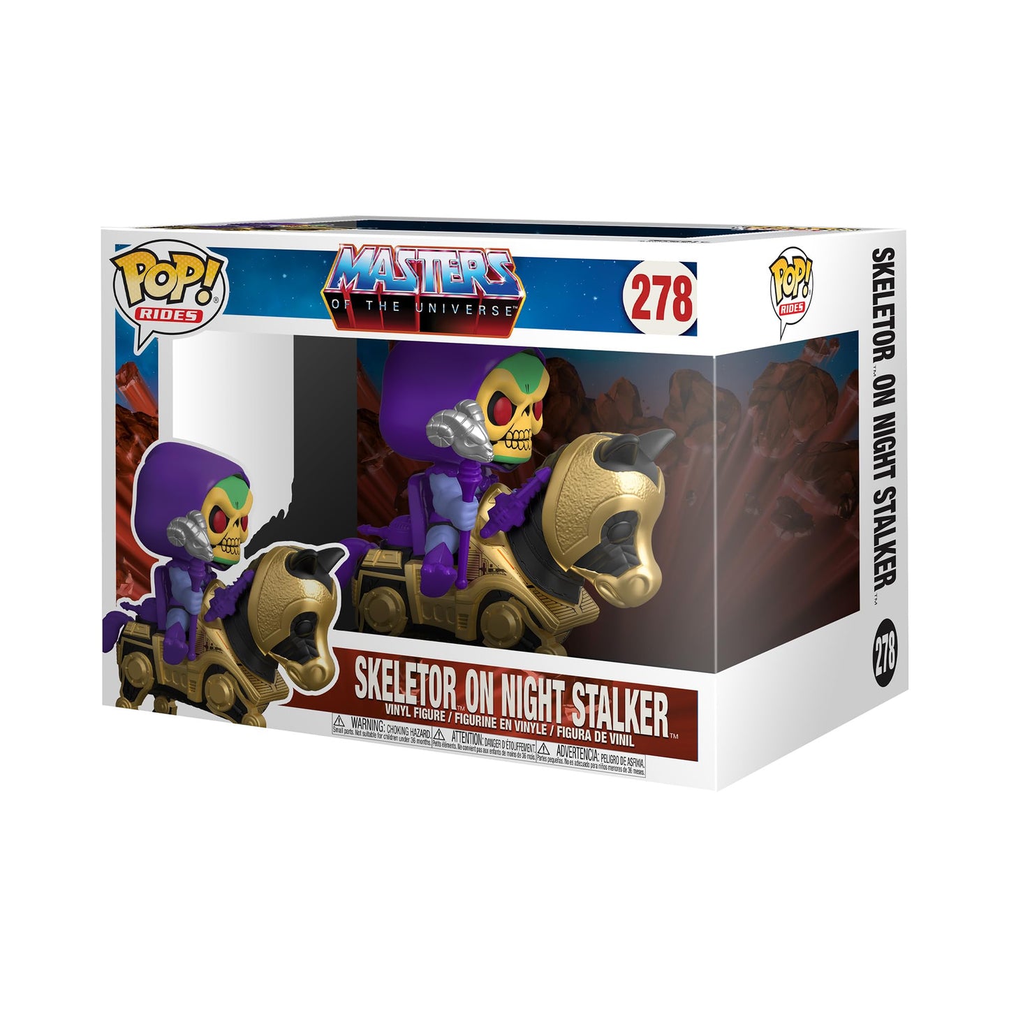Funko Pop! Vehículos: Masters of the Universe - Skeletor with Night Stalker