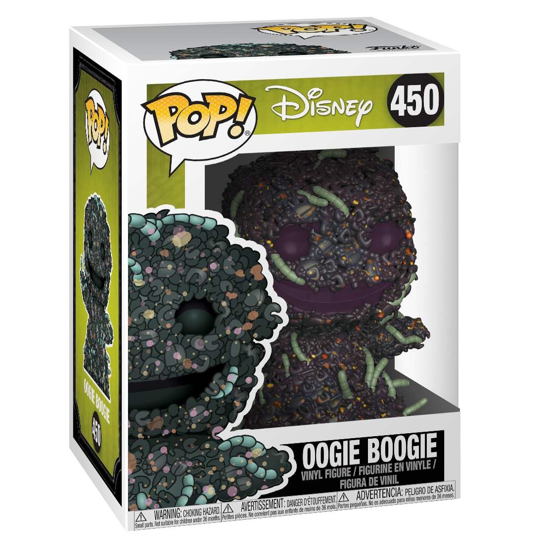 Funko Pop Disney: Pesadilla Antes de Navidad - Oogie Boogie with Bugs Collectible Figura, Multicolor