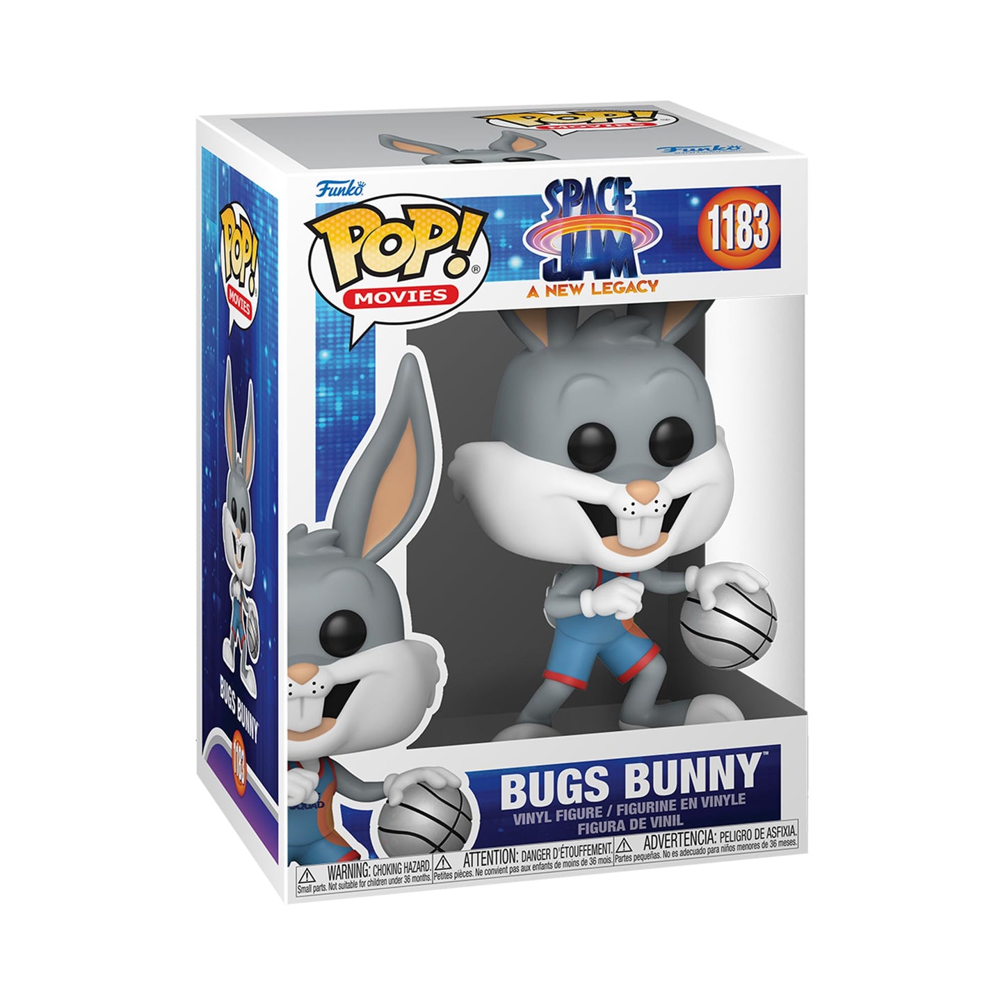 Funko Pop: POP Funko Movies: Space Jam 2 - Bugs Dribbling, Multicolor, (59246)