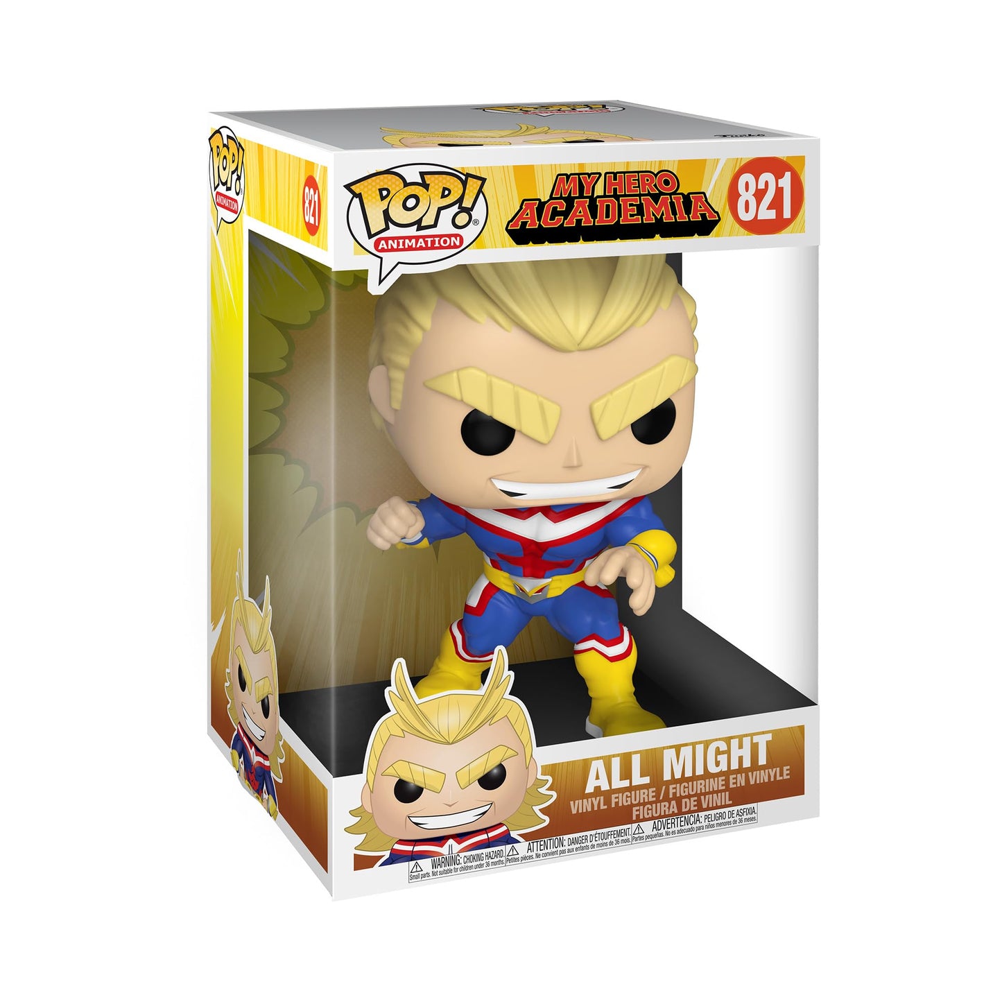 Funko Pop! Animación: Mi Academia de Héroes - 10 Pulgadas All Might Figura de Vinilo
