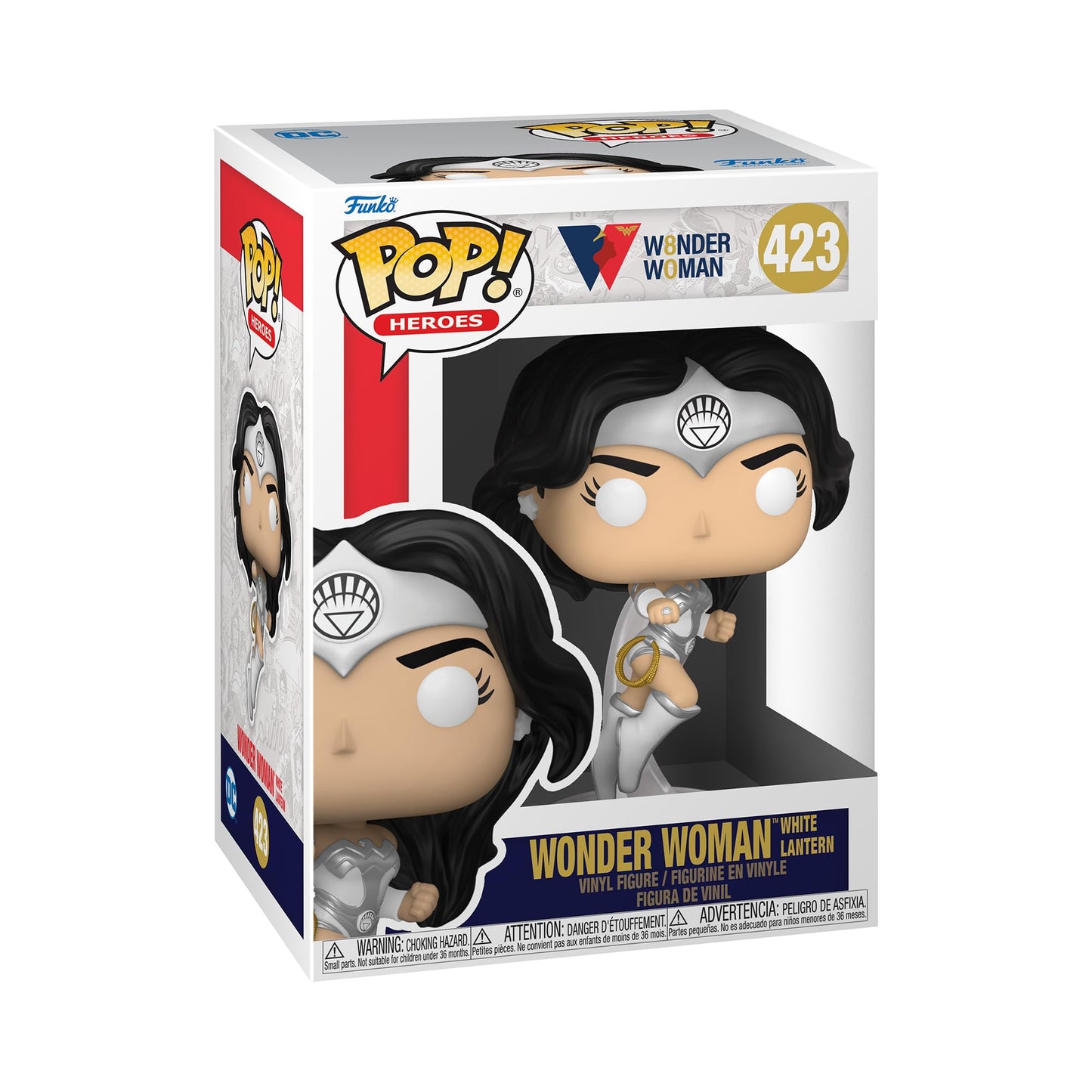 Funko Pop Heroes: Wonder Woman 80th - Wonder Woman - (White Lantern) - DC Comics