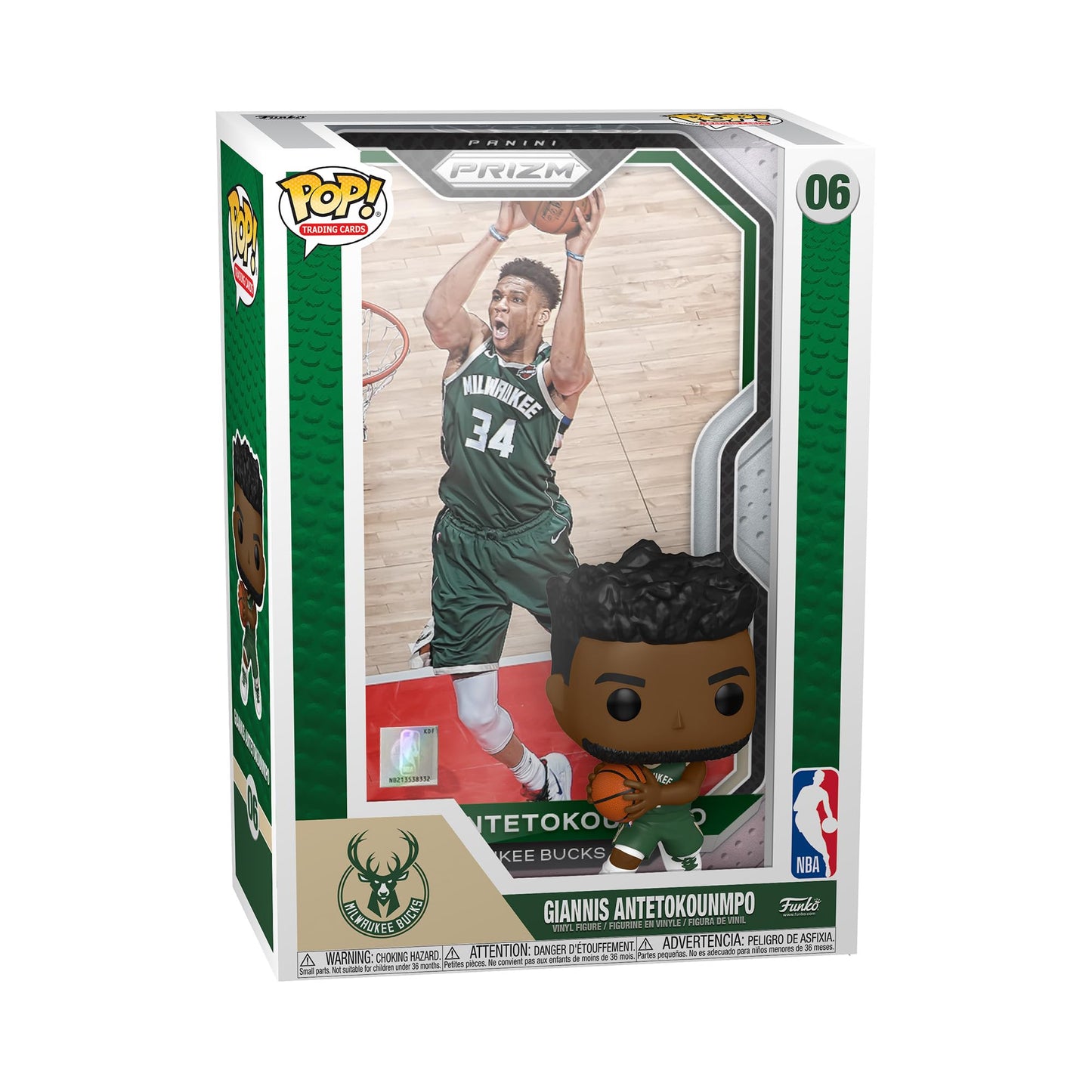 Funko Pop! NBA Trading Cards: Giannis Antetokounmpo