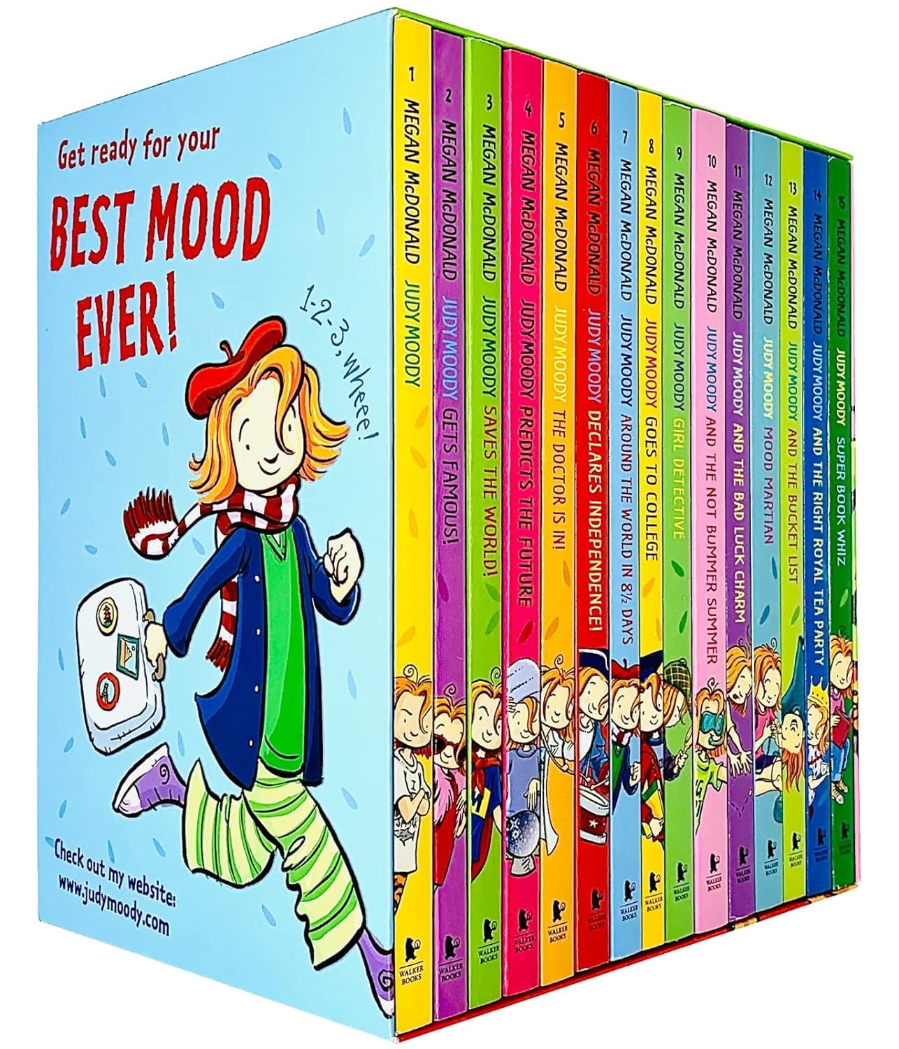 Libro: Judy Moody 15 Books Collection Box Set By Megan McDonald(1-15 Books)(Judy Moody, Get Famous!, Saves The World!, Predicts The Future, The Doctor is In!, Declares Independence! & More)