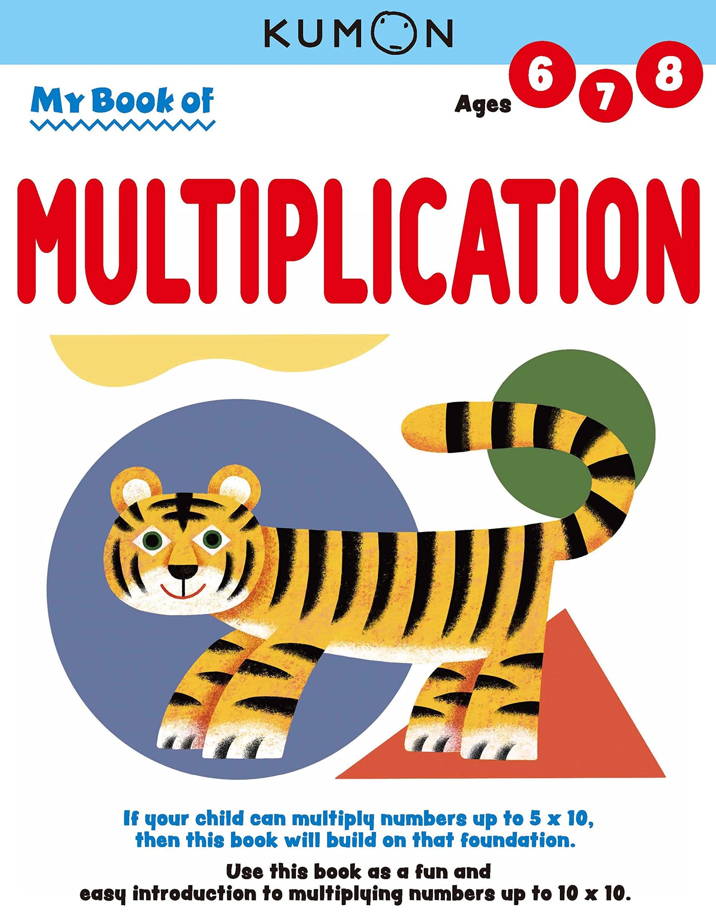 Libro: Kumon My Book of Multiplication (Revised Ed, Math Skills), Ages 6-8, 80 pages