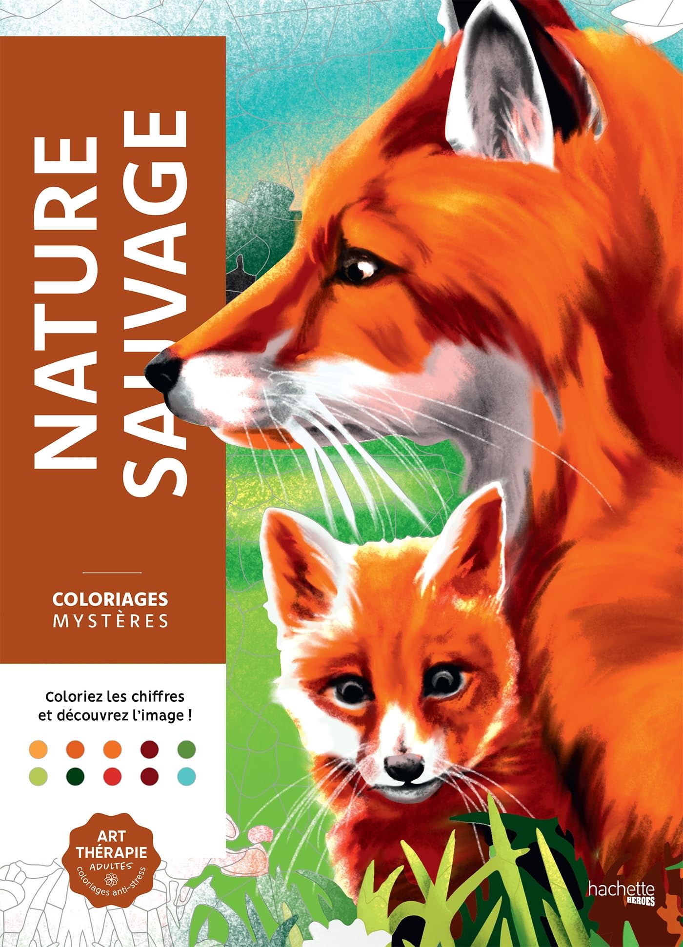 Libro: Coloriages mystères - Nature sauvage