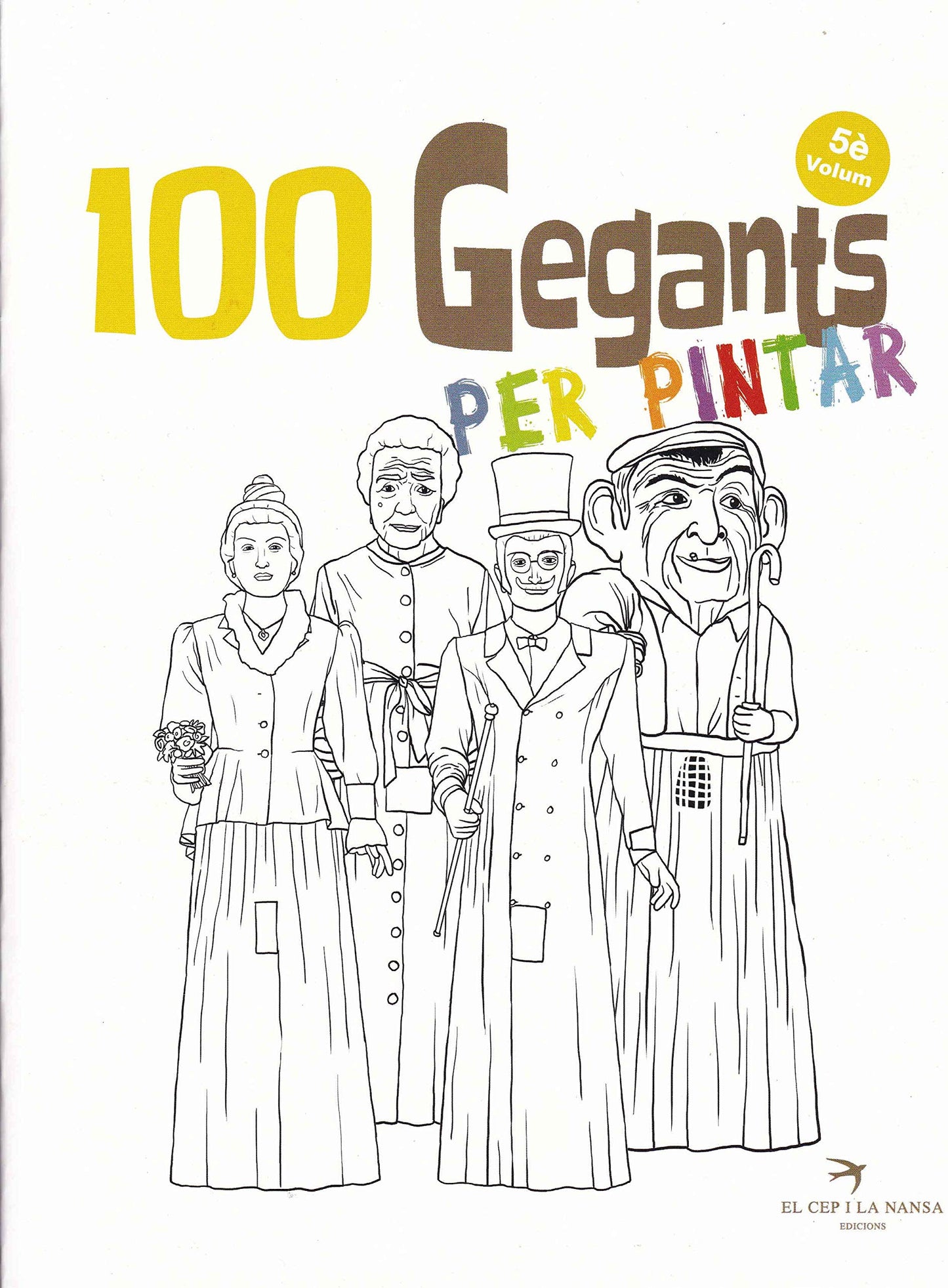 Libro: 100 Gegants Per Pintar Vol.5: 8 (Quaderns per pintar de les Figures de Festa)