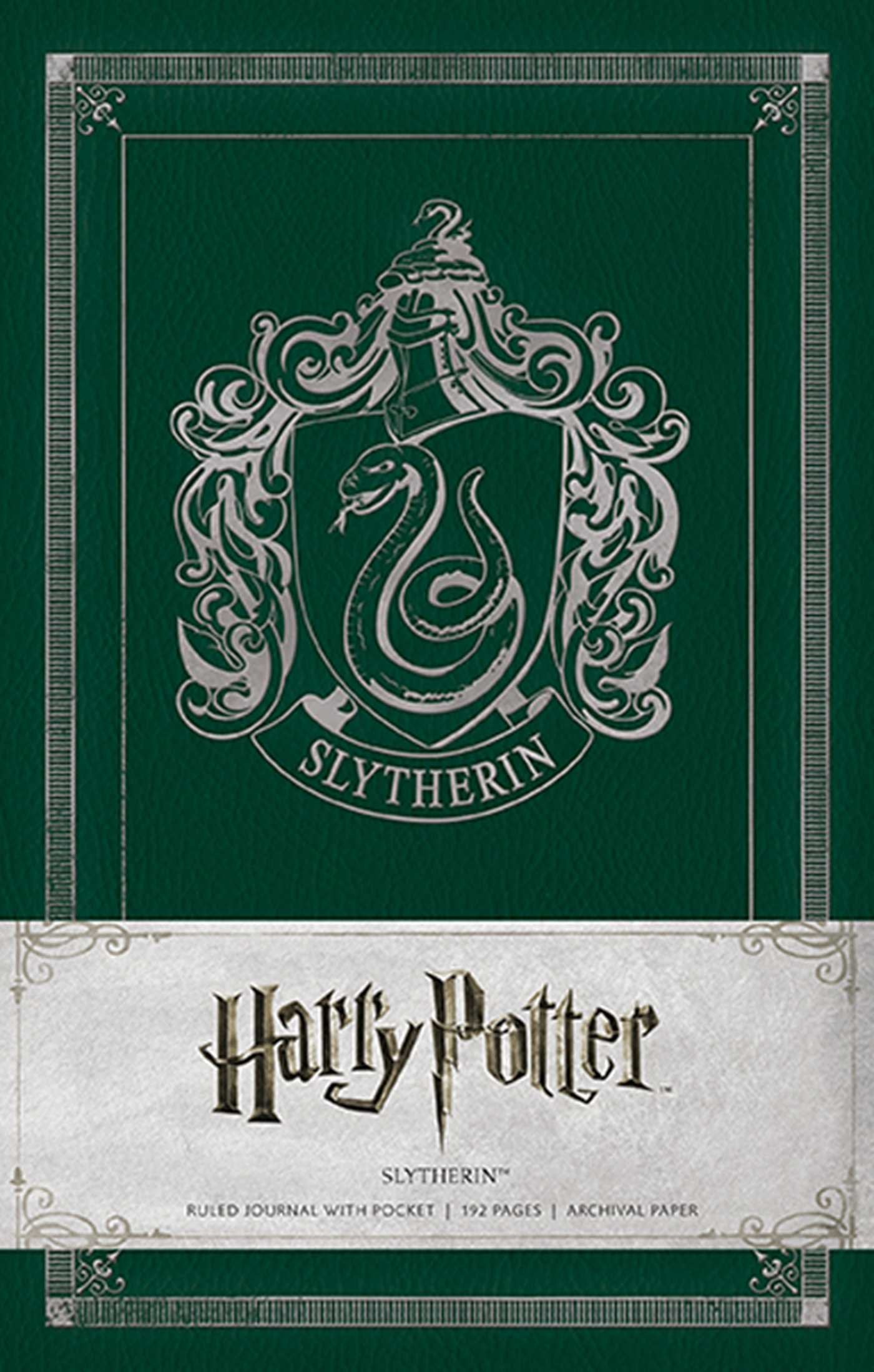 Libro: Harry Potter Slytherin Hardcover Ruled Journal