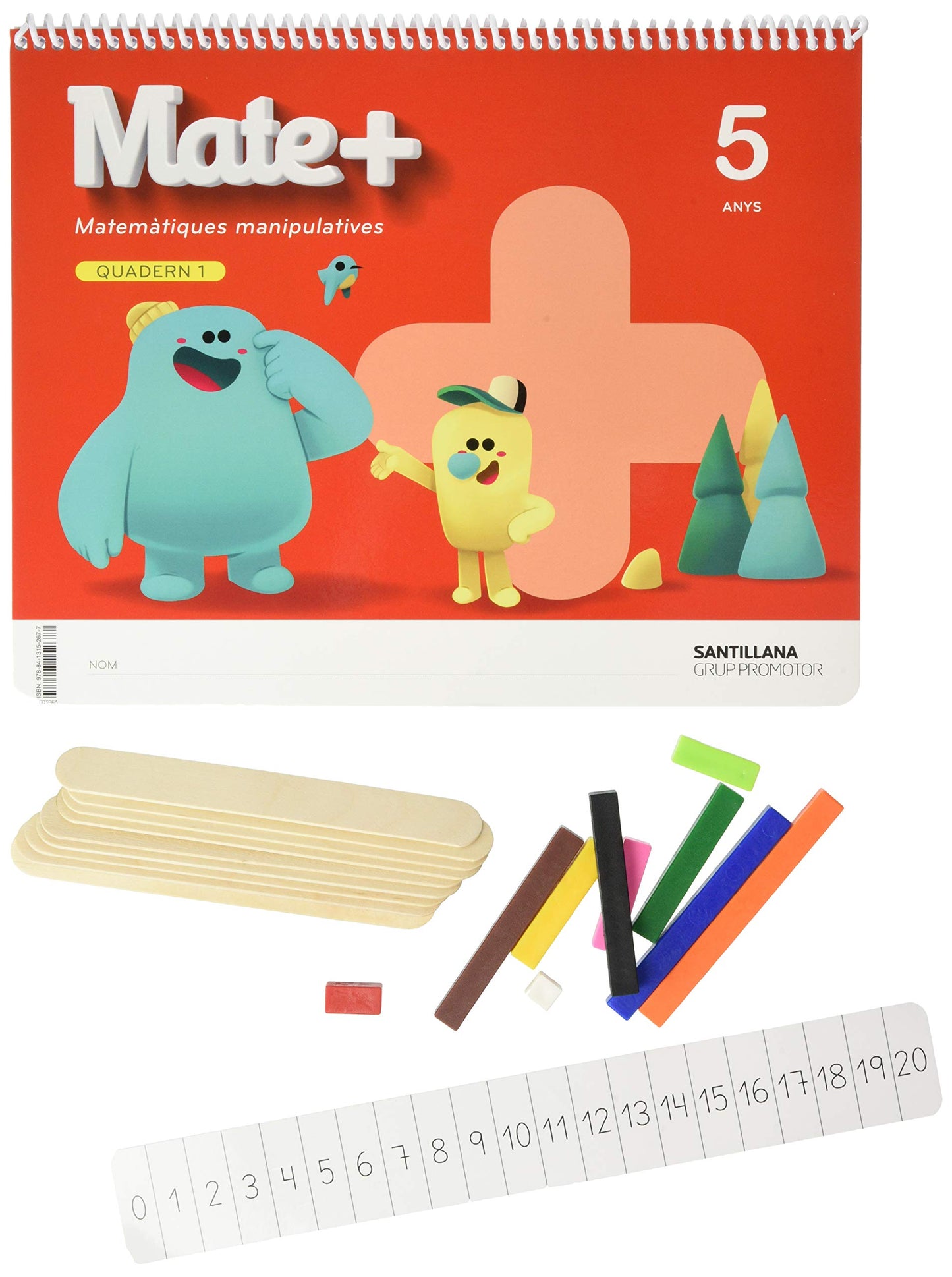 Libro: MATE+ MATEMATIQUES MANIPULATIVES 5 ANYS