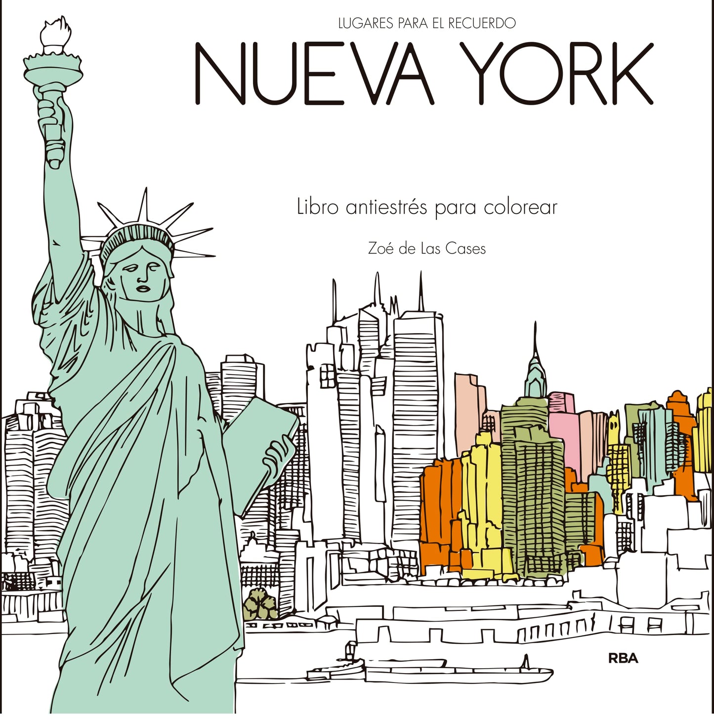 Libro: Nueva York secreto. Libro antiestrés para colorear (Libros de práctica)
