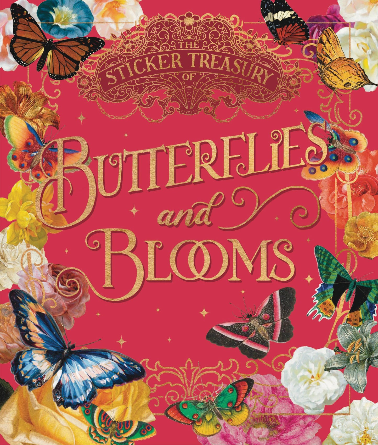 Libro: The Sticker Treasury of Blooms and Butterflies: An eclectic book of stickers for journaling, collaging, scrapbooking and more