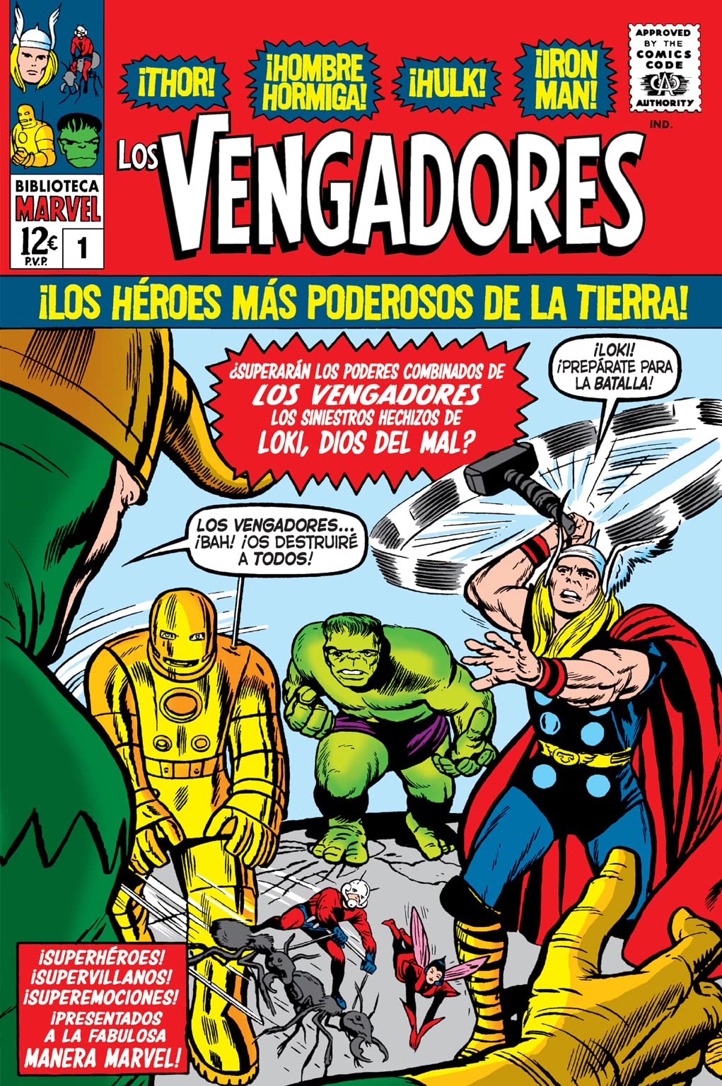 Libro: BIBLIOTECA MARVEL LOS VENGADORES 1. 1963-64: THE AVENGERS 1-6 USA