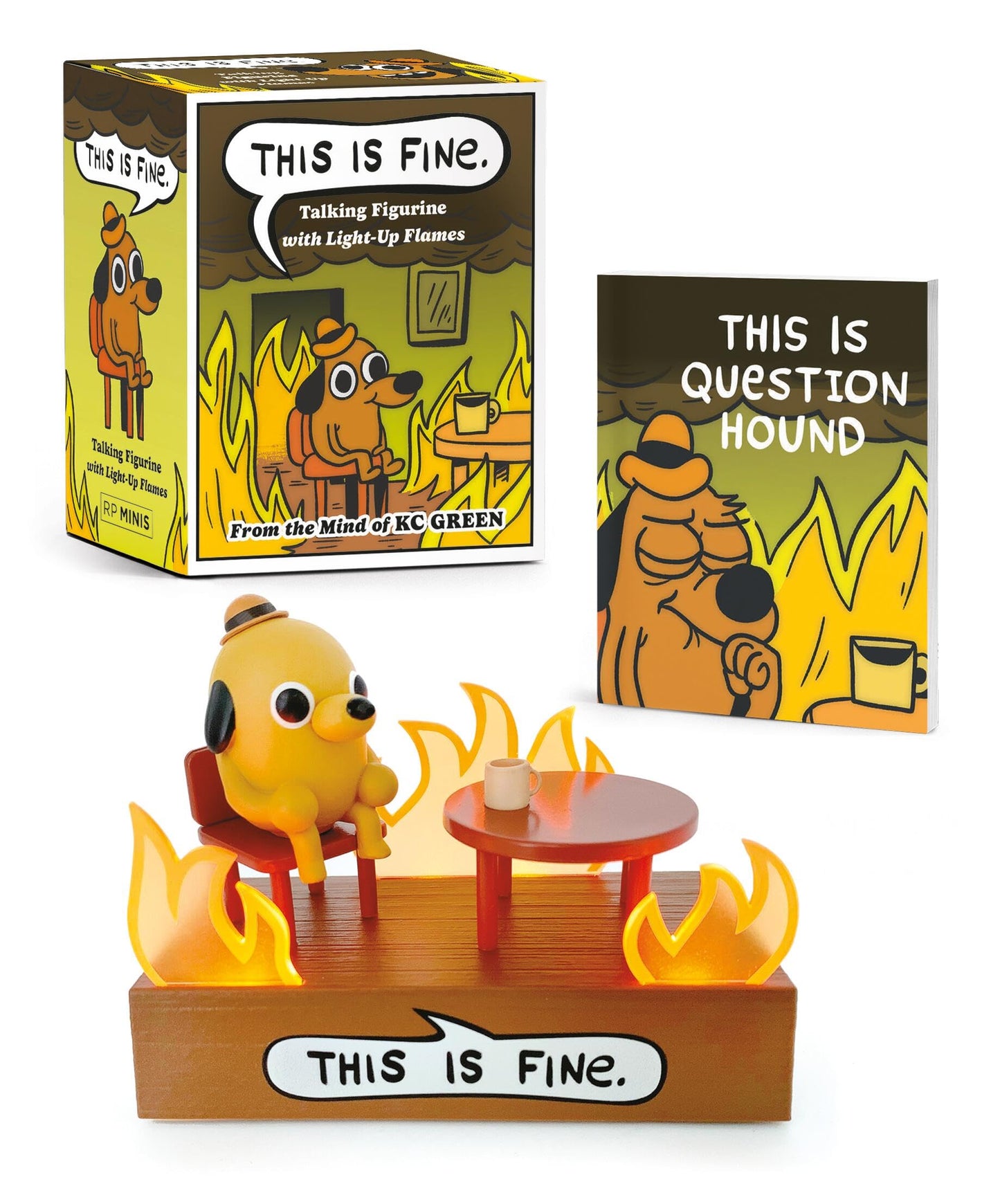 Libro: This Is Fine Talking Figurine: With Light and Sound! (RP Minis)