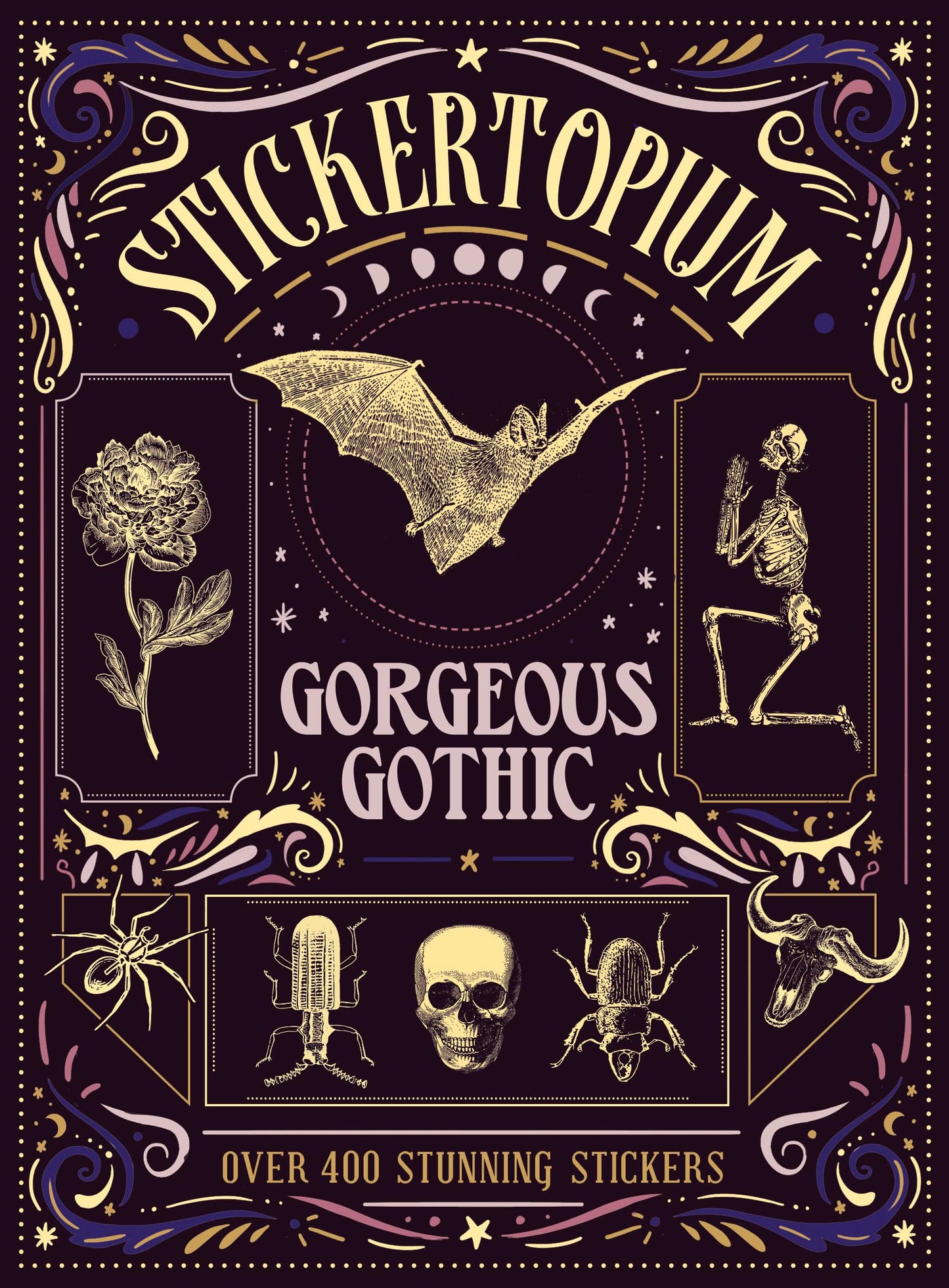 Libro: Stickertopium: Gorgeous Gothic: Over 400 Stunning Stickers