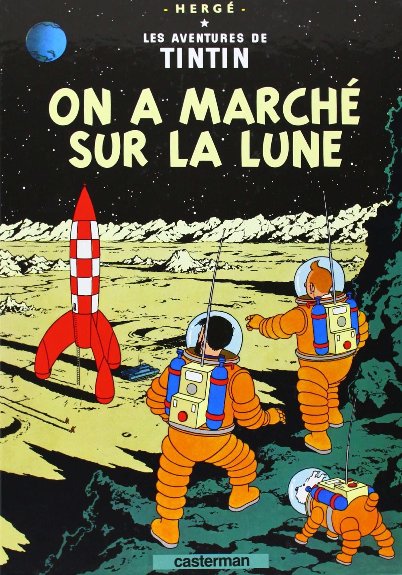Libro: On a marché sur la Lune (Les aventures de Tintin, 17)