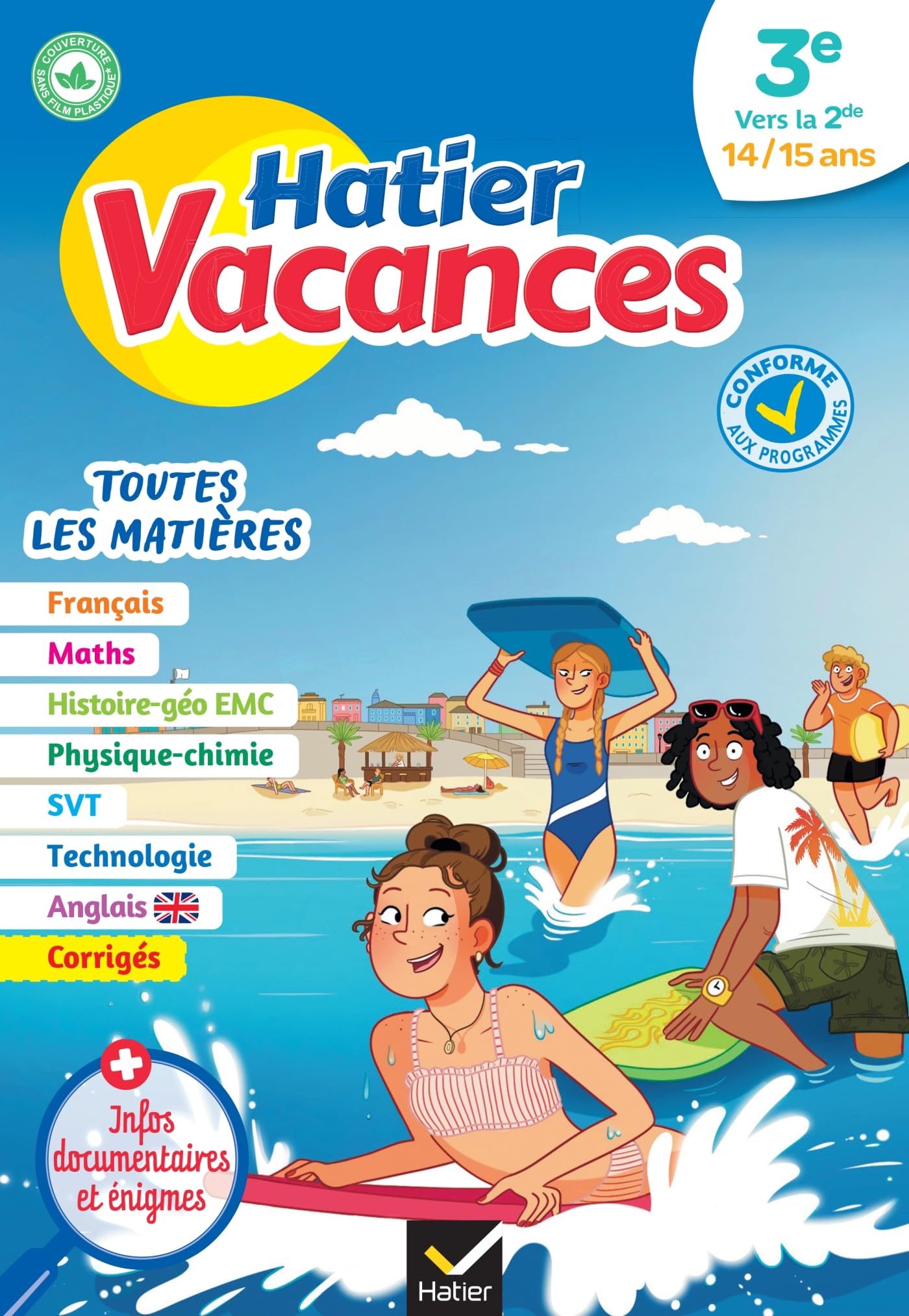 Libro: Cahier de vacances 2026 - Hatier vacances - Toutes les matières de la 3e à la 2de: pour réviser son année dans toutes les matières