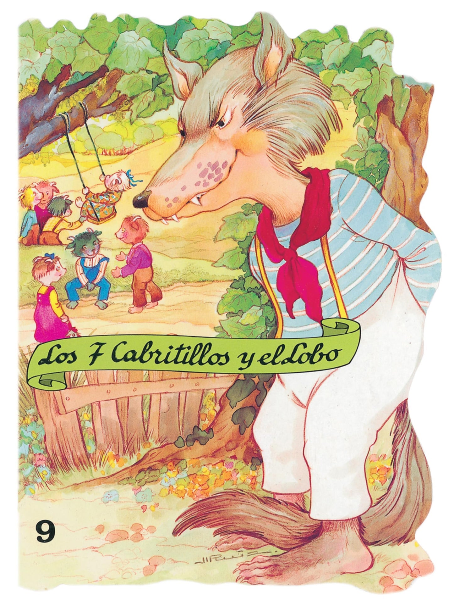 Los 7 cabritillos y el lobo (Troquelados clásicos)