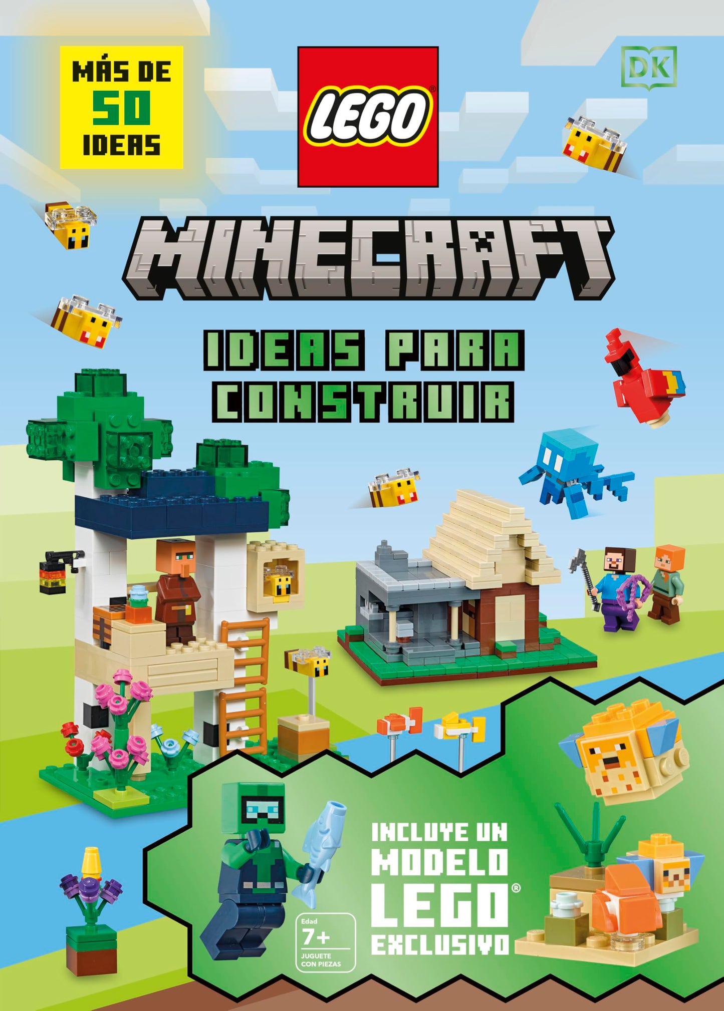 Lego Minecraft. Ideas para construir: Incluye un modelo Lego exclusivo