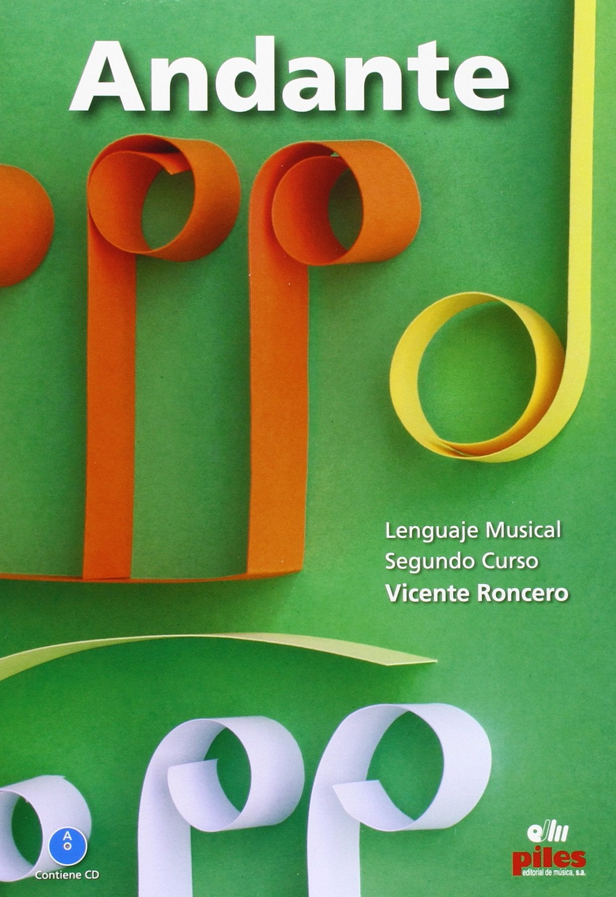 Libro: Andante, lenguaje musical 2
