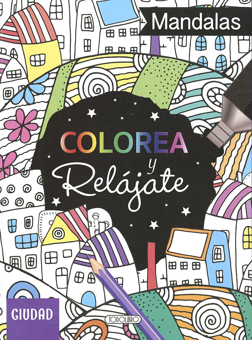 Colorea y relájate - Mandalas ciudad