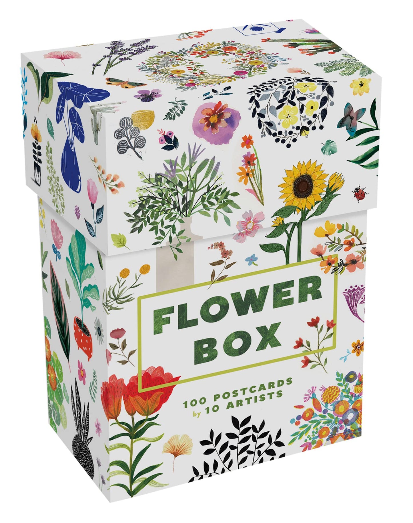 Libro: Flower Box: 100 Postcards by 10 artists