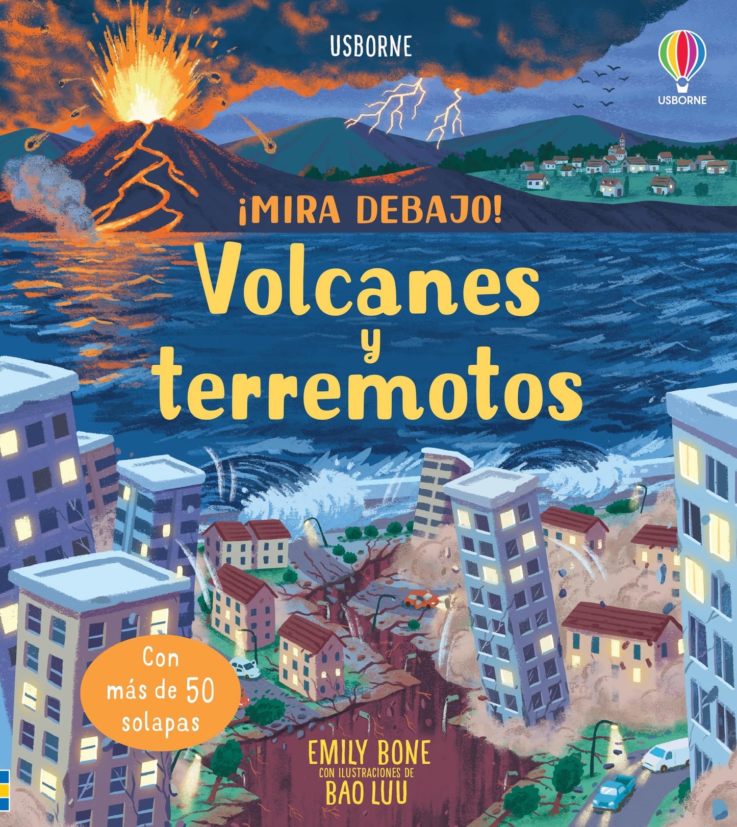 Libro: VOLCANES Y TERREMOTOS MIRA DEBAJO