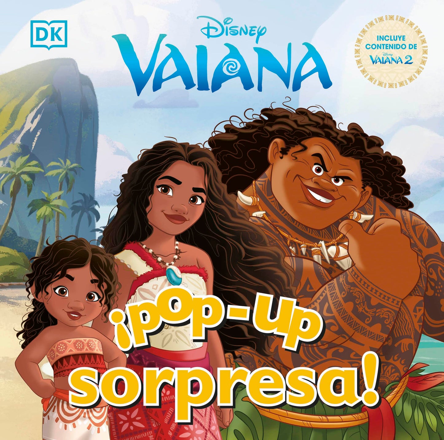 Libro: ¡Pop-Up sorpresa! - Disney Vaiana: Cuento con Pop-Ups. Una sorpresa en cada solapa (Cuentos infantiles)