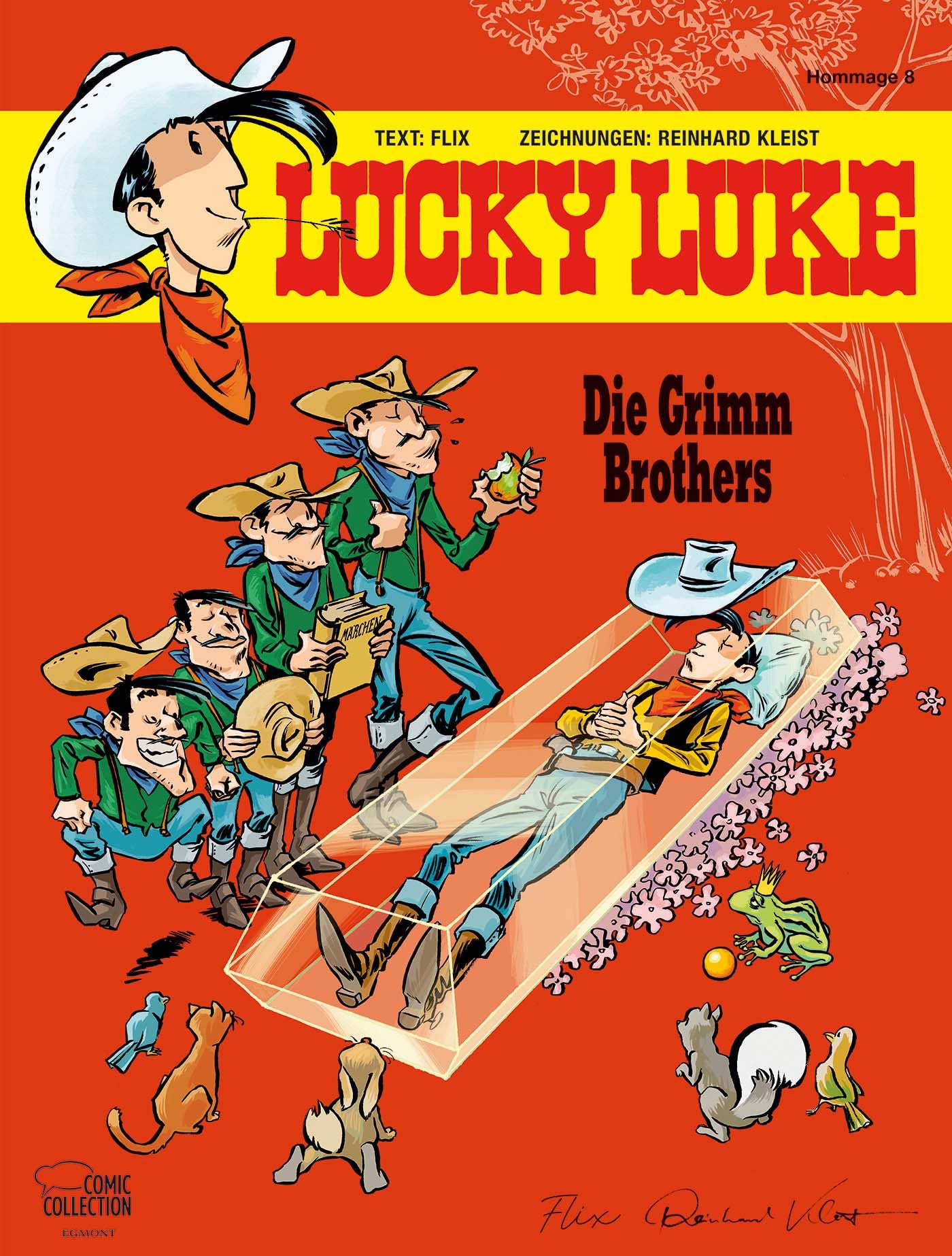 Libro: Die Grimm Brothers: Eine Lucky-Luke-Hommage von Flix und Reinhard Kleist