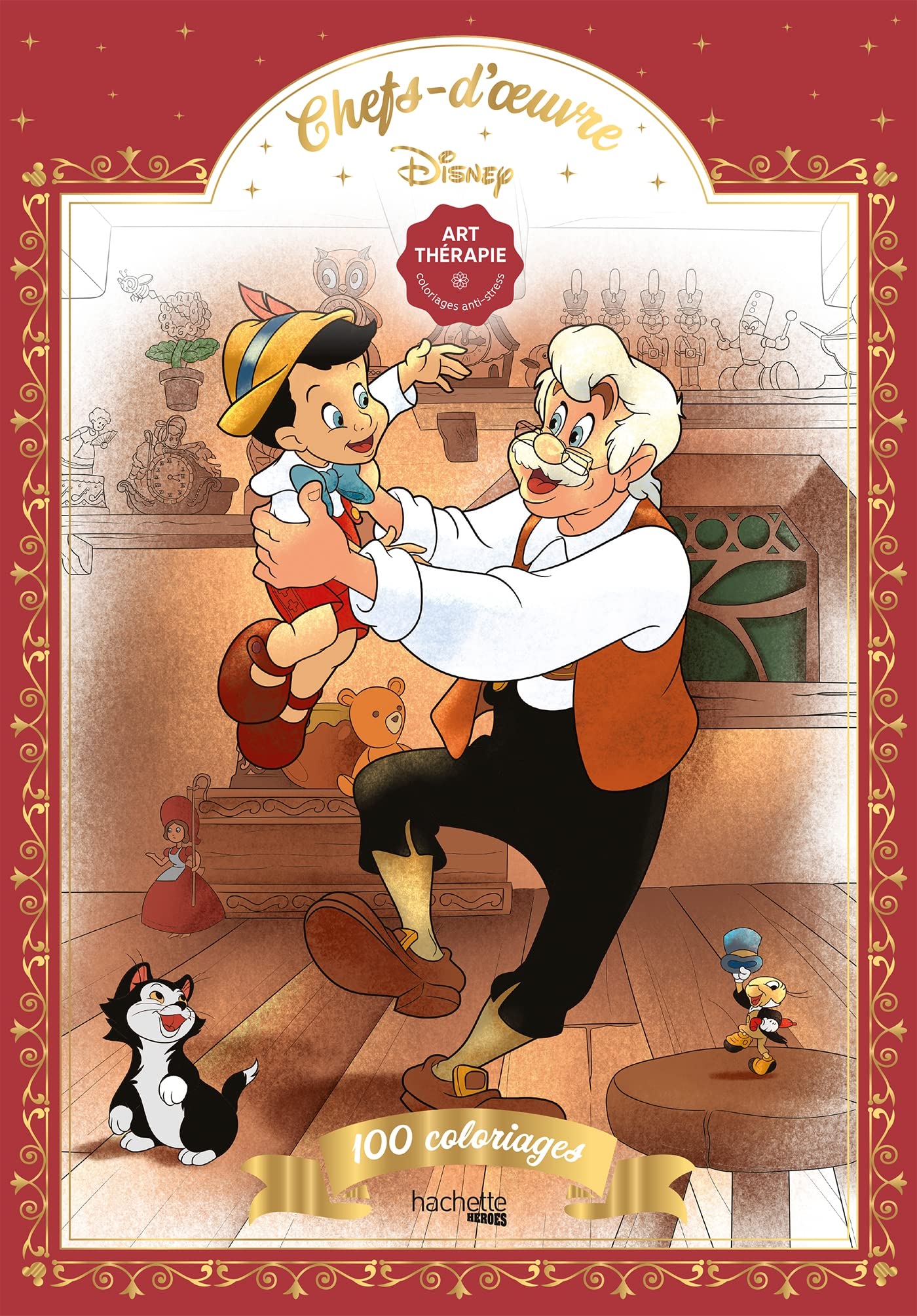 Libro: Chefs d'oeuvre Disney: 100 coloriages