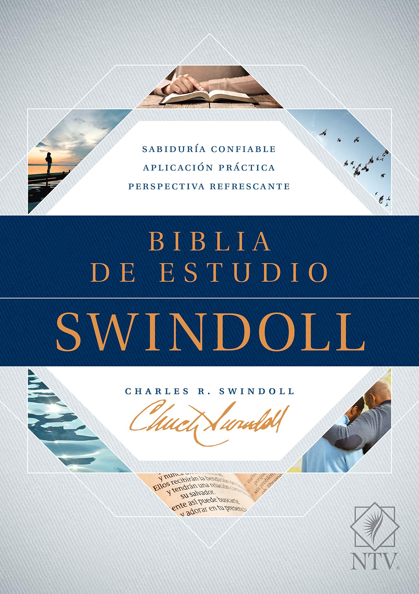Libro: Biblia de estudio Swindoll NTV (Tapa dura, Azul) (Spanish Edition)