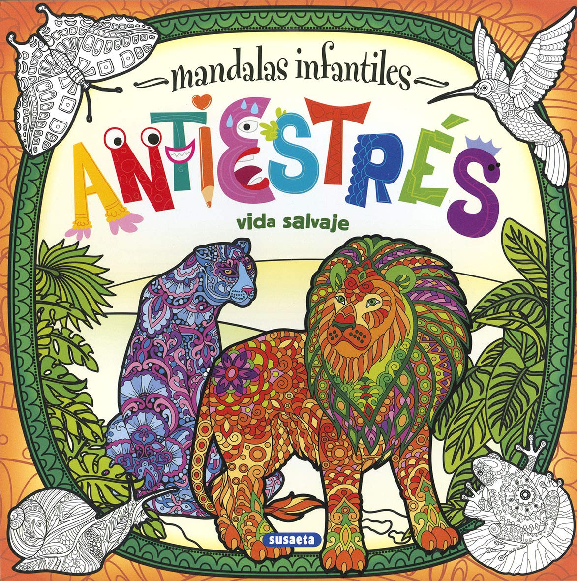 Libro: Mandalas infantiles antiestrés. Vida salvaje