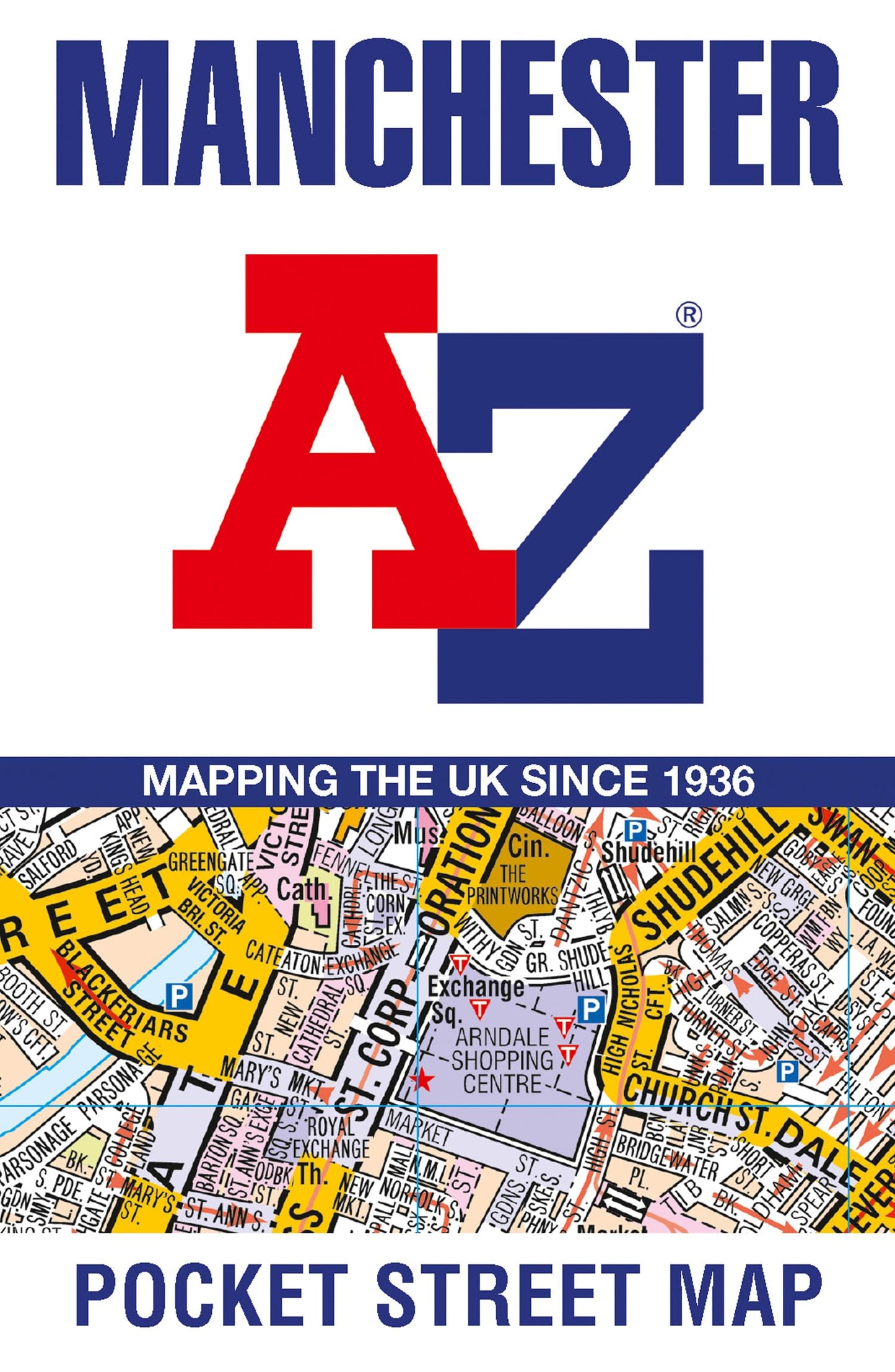 Libro: Manchester A-Z Pocket Street Map: Accurate street map for easy navigation