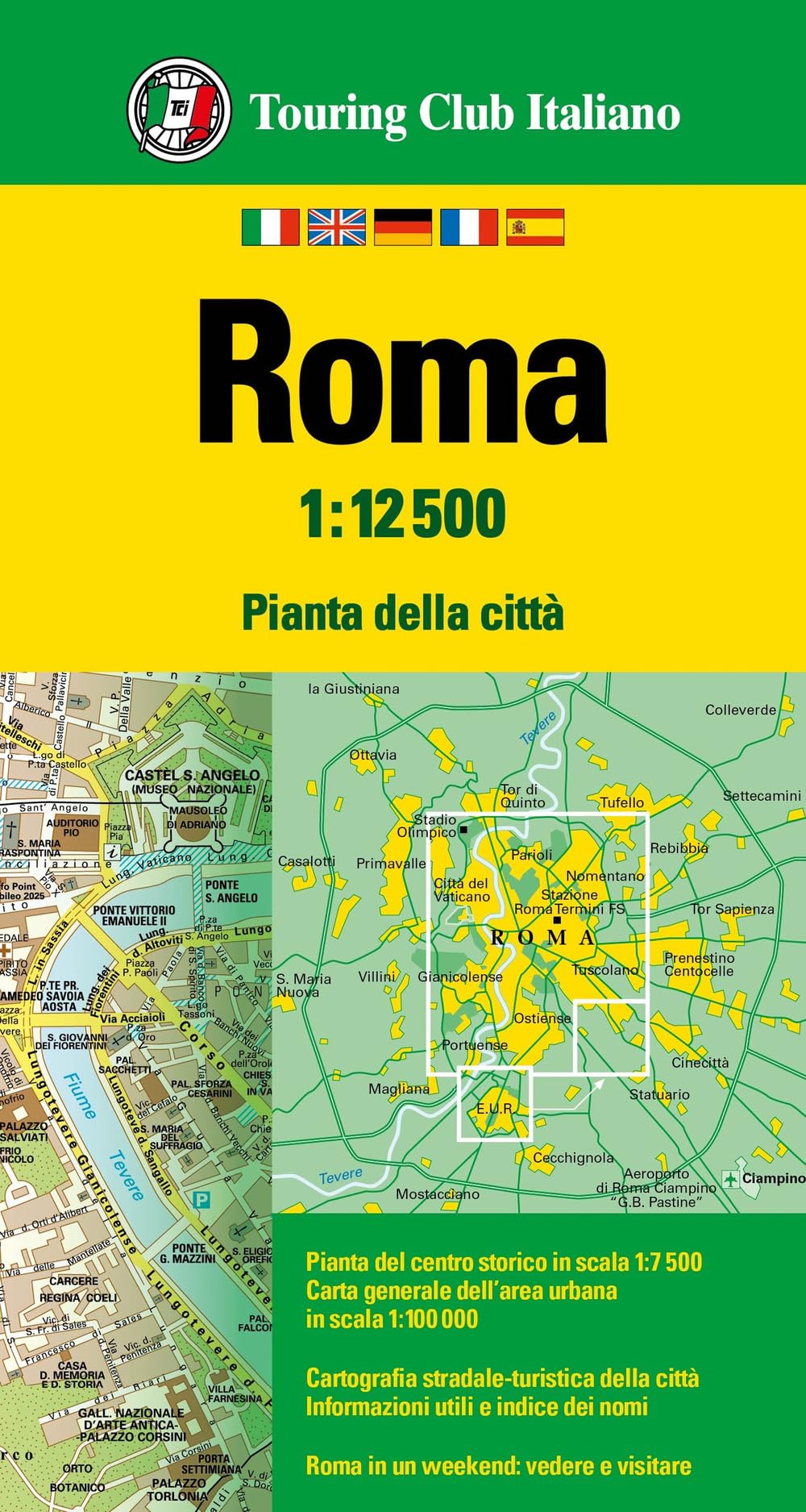 Libro: Roma 1:12.500 (Piante di città)