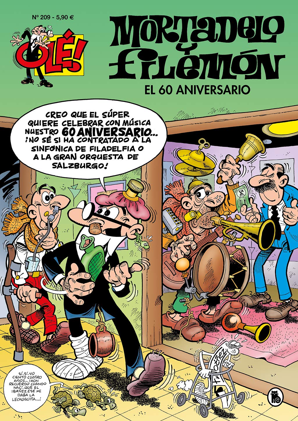 Mortadelo y Filemón. El 60 aniversario (Olé! Mortadelo 209) (Bruguera Clásica)