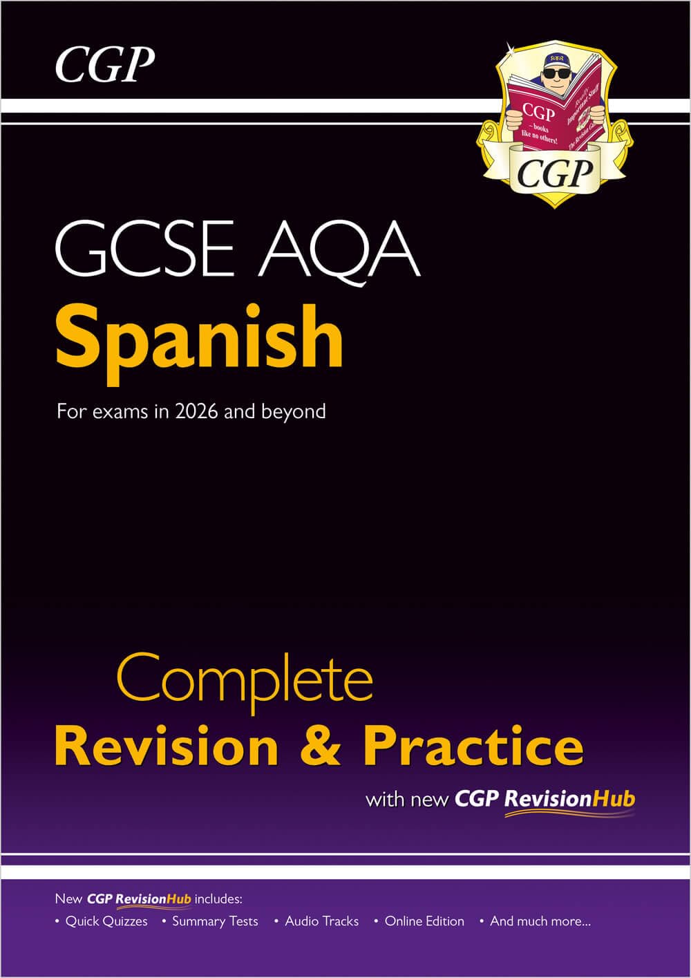 Libro: Coordination Group Publications Ltd (CGP) New GCSE Spanish AQA Complete Revision Practice with CGP RevisionHub (for exams from 2026).
