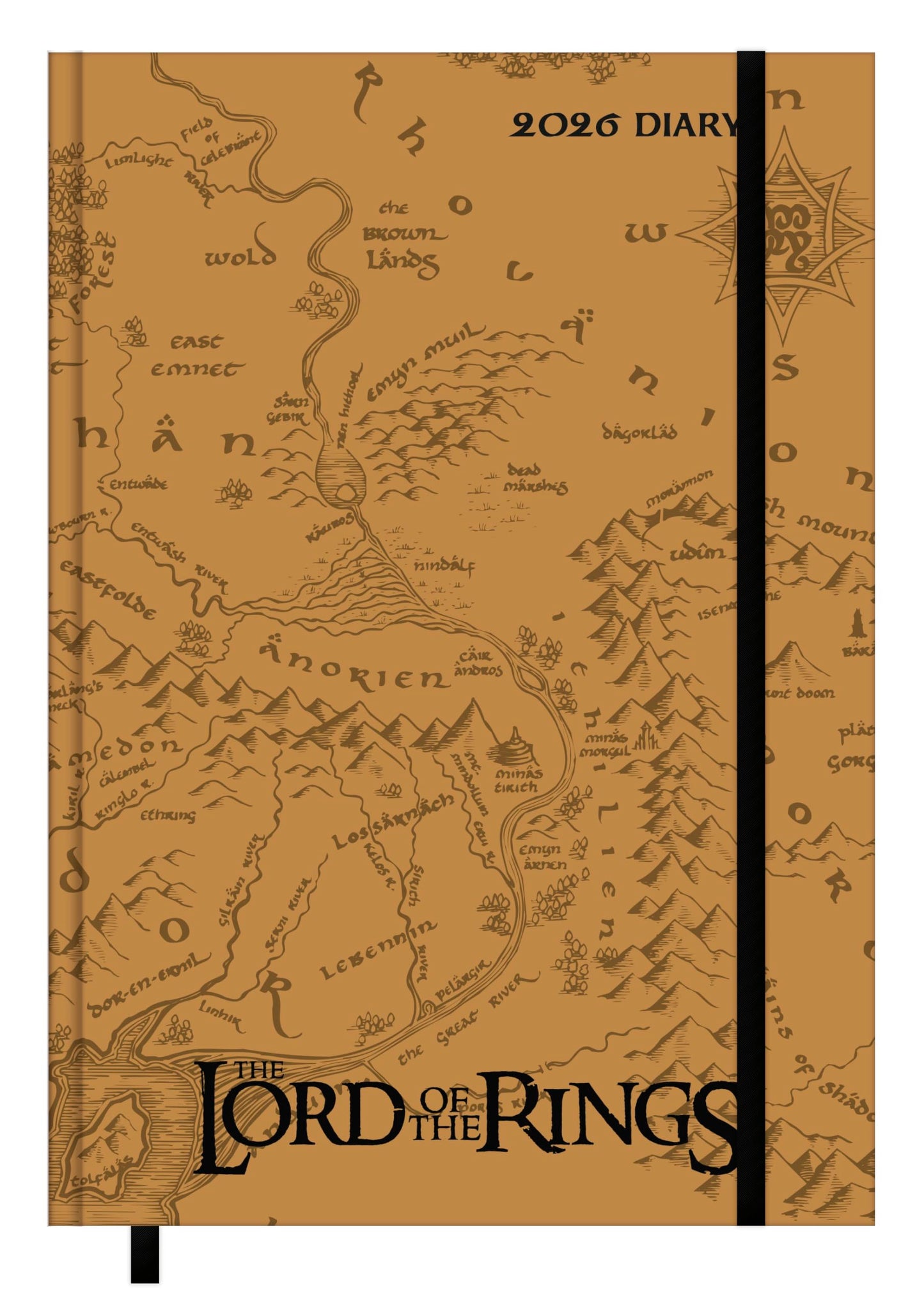 Libro: Pyramid International - Lord of the Rings 2025 - Diary A5 (5.8 x 8.3 in) with Middle-earth Motifs, Notebook & Planner for Fans of Gandalf, Frodo, Aragorn & Tolkien's Lord of the Rings