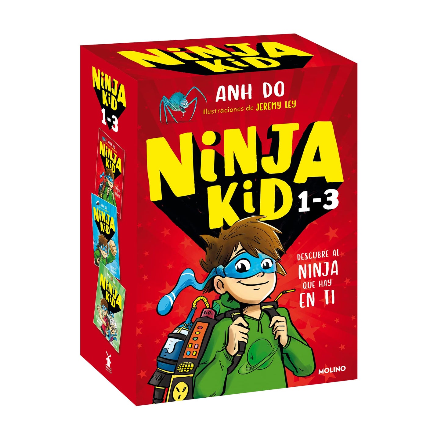 Libro: Ninja Kid - Estuche Ninja Kid 1, 2 y 3 (De tirillas a ninja | El ninja volador | El rayo ninja): Descubre al Ninja que hay en ti (Peques)