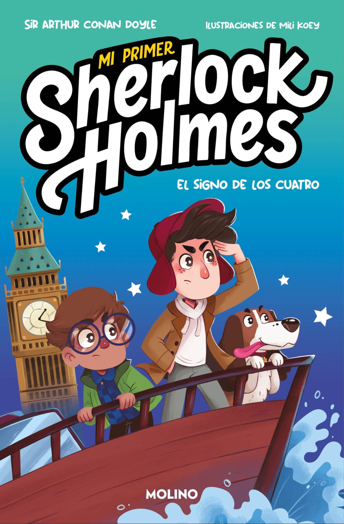Libro: Mi primer Sherlock Holmes - El signo de los cuatro: Incluye un cómic en cada capítulo (Peques)