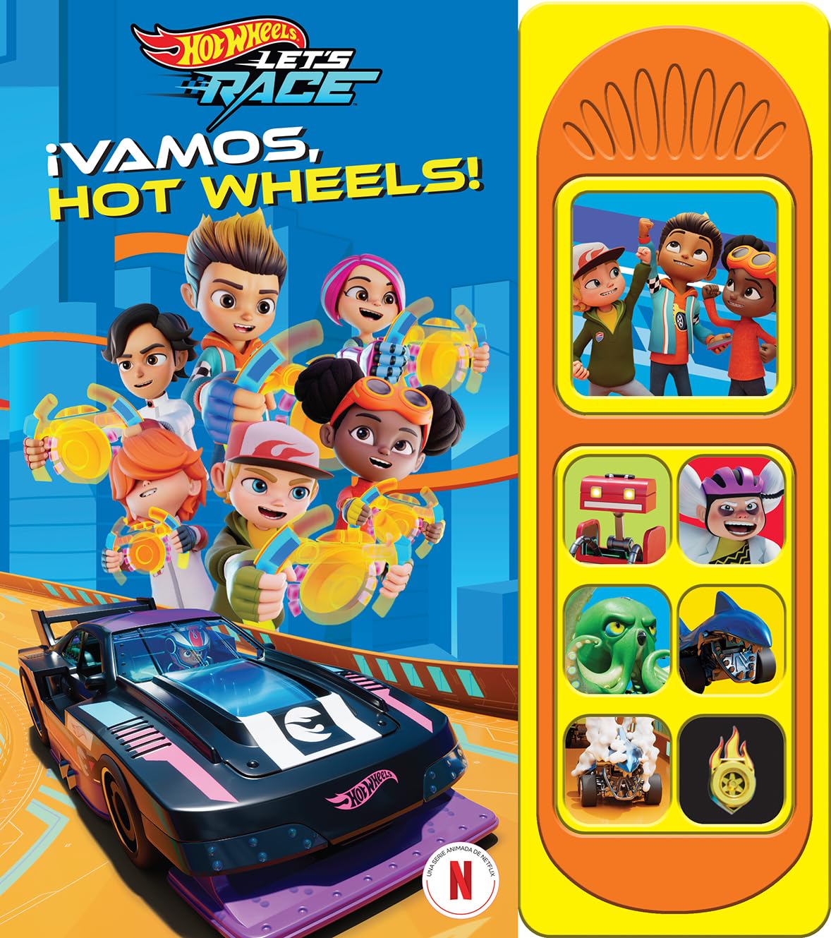 Libro: HOT WHEELS: LET'S RACE - VAMOS, HOT WHEELS! LIBRO DE SONIDOS - PI KIDS (LITTLE SOUND BOOK)