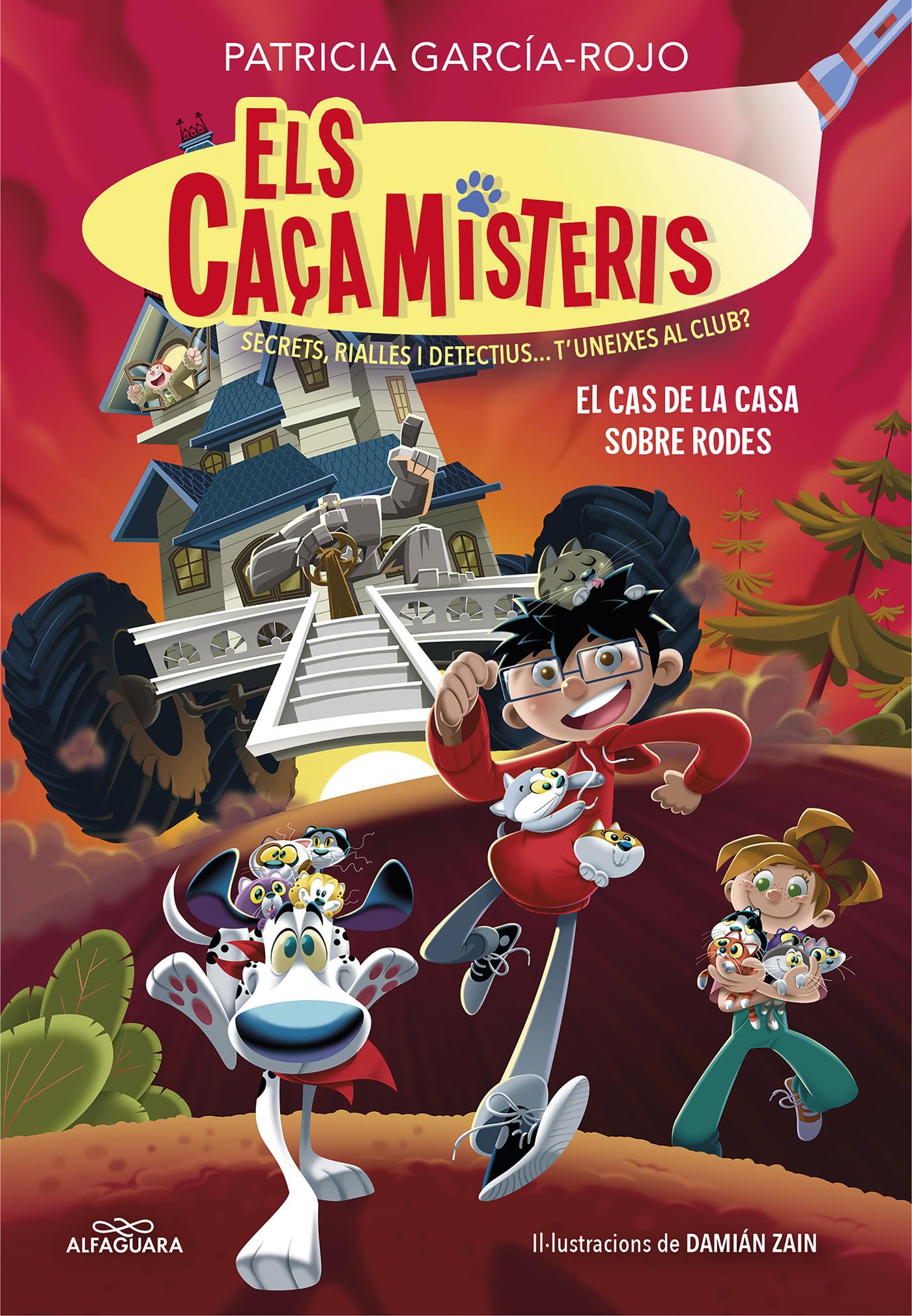 Libro: Els caçamisteris 4 - El cas de la casa sobre rodes: Secrets, rialles i detectius... T'uneixes al club? (Joves lectors)