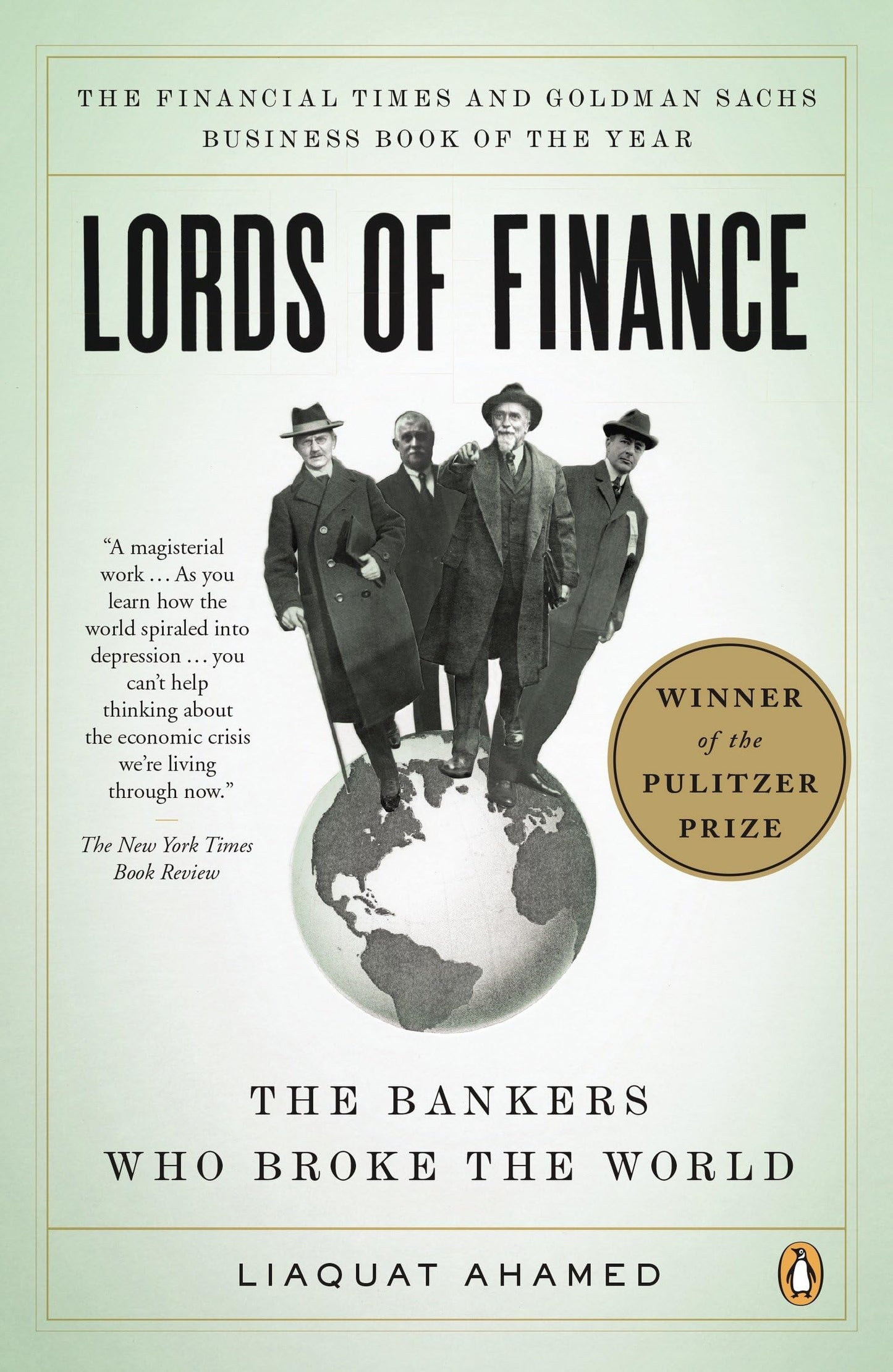 Libro: Lords of Finance: The Bankers Who Broke the World (Pulitzer Prize Winner)