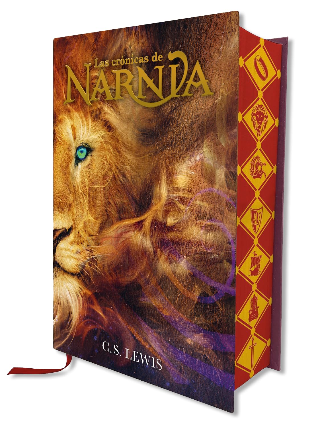 Libro: Las crónicas de Narnia (libros 1 al 7, edición de lujo con cantos tintados) (HARPERCOLLINS)