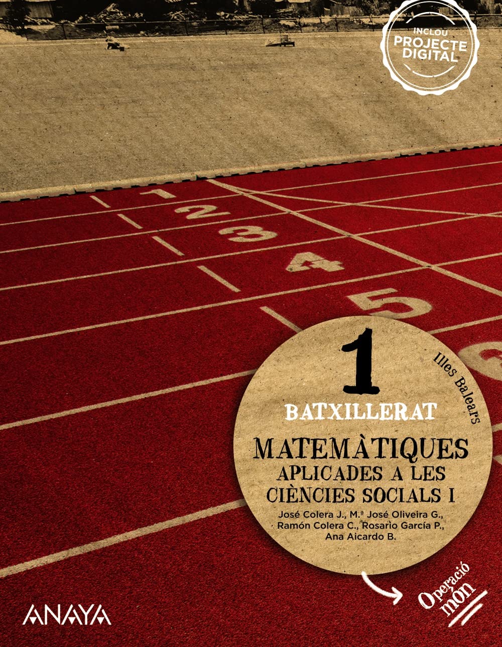 Libro: Matemàtiques aplicades a les ciències socials I.